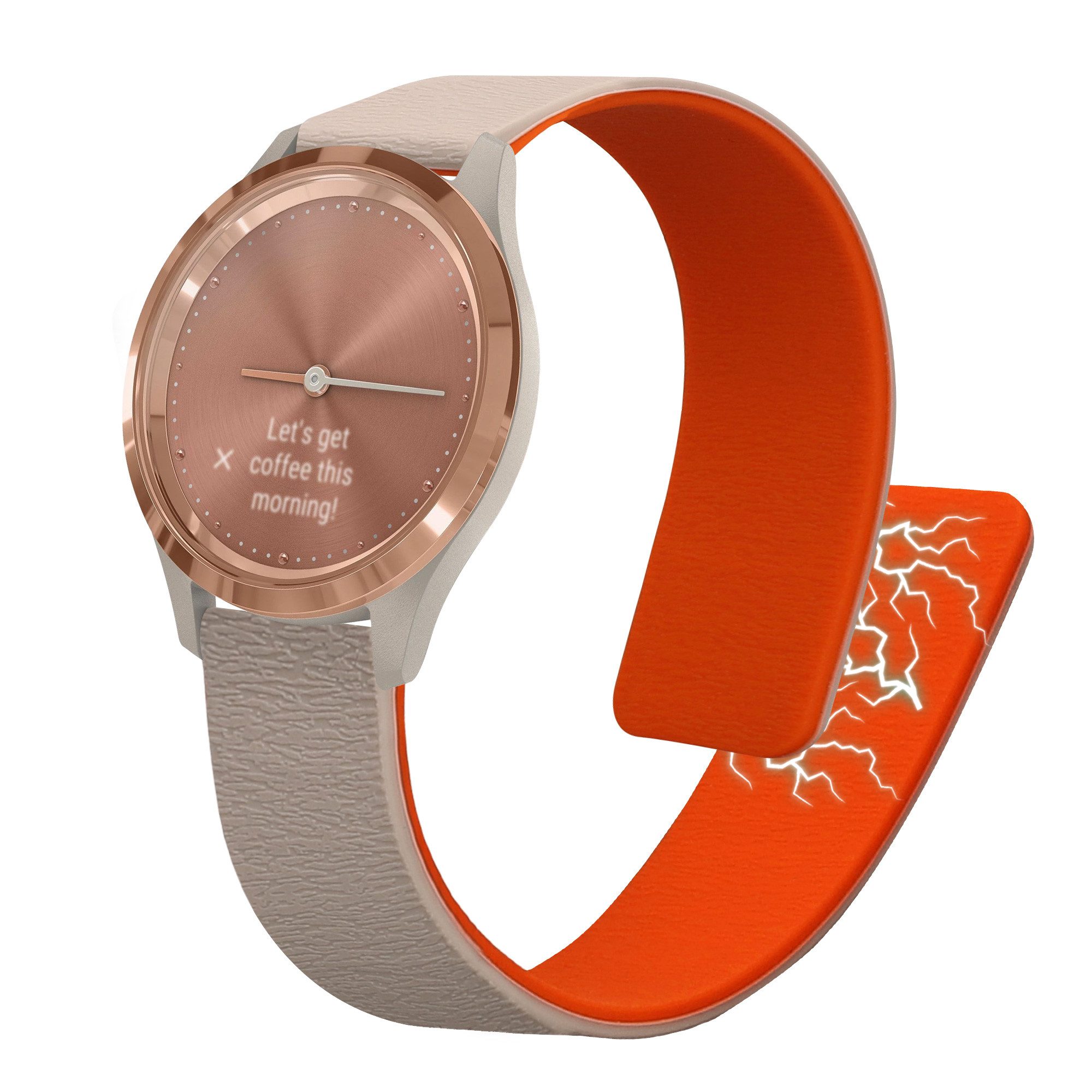 kwmobile Ersatzarmband für Garmin vivomove 3S / vivoactive 4S Armband Fitnessband, 1-tlg., Fitnesstracker Silikon Band mit Magnetverschluss