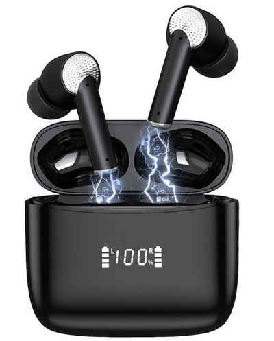 Mutoy Kopfhörer Kabellos Bluetooth 5.3,ENC Noise Cancelling Ohrhörer In-Ear-Kopfhörer (Voice Assistant, Bluetooth, 36 Stunden Spielzeit,IPX5 Wasserdicht,LED Anzeige,USB-C Aufladen)
