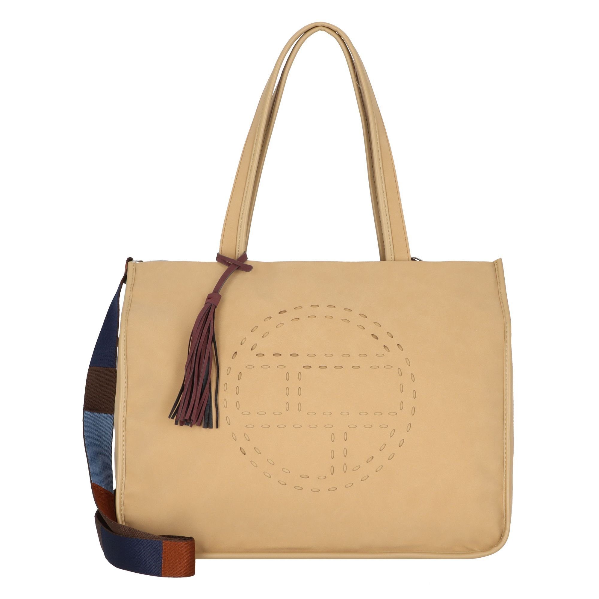 TOM TAILOR Shopper Ronda, Polyethylen camel