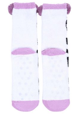 Sarcia.eu Haussocken Socken Zebra schwarz-weiß, lang - 37-42