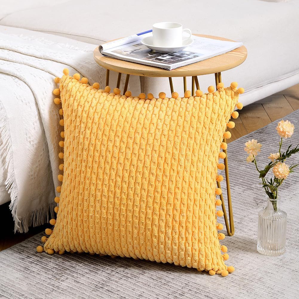 Coonoor Kissenbezüge Sofa Kissenbezug,mit Pompons, (2 Stück), für Weihnacht günstig online kaufen