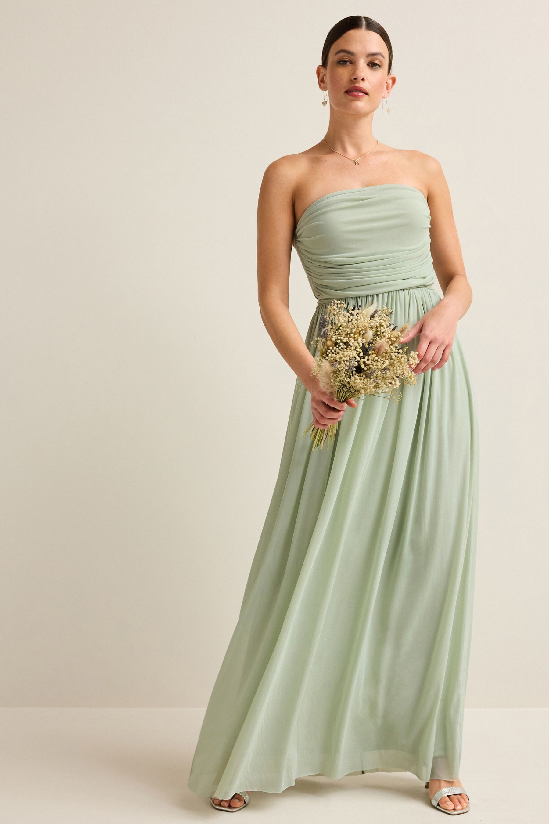 Next Partykleid Multiway-Brautjungfernkleid aus Mesh (1-tlg)