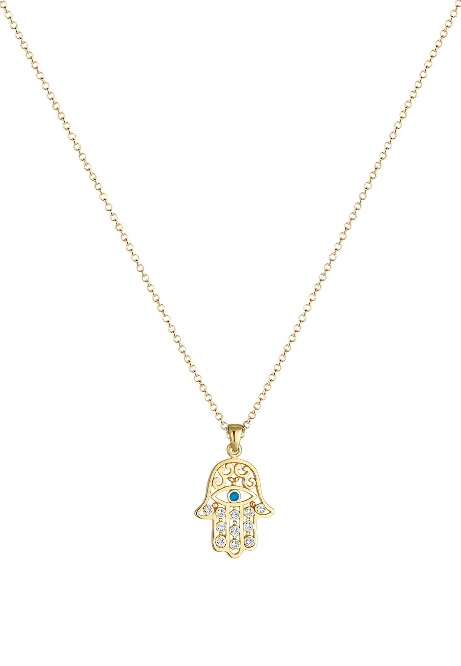 Elli Kette mit Anhänger Hamsa Evil günstig online kaufen