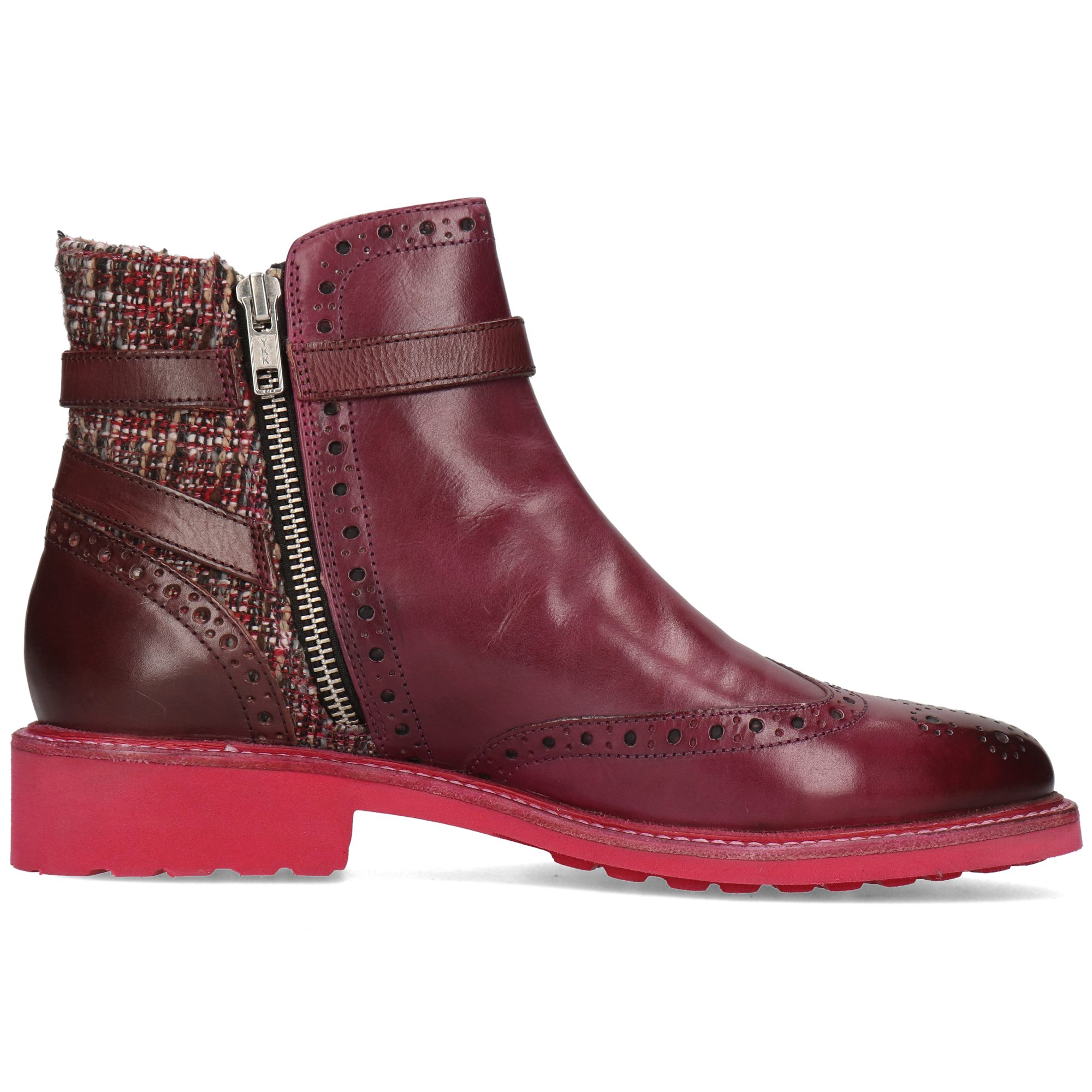 Melvin & Hamilton Selina 25 Leder-Jodhpur Boots für Damen Stiefelette Flache Absätze, Echtes Leder, Vegetabile Gerbung