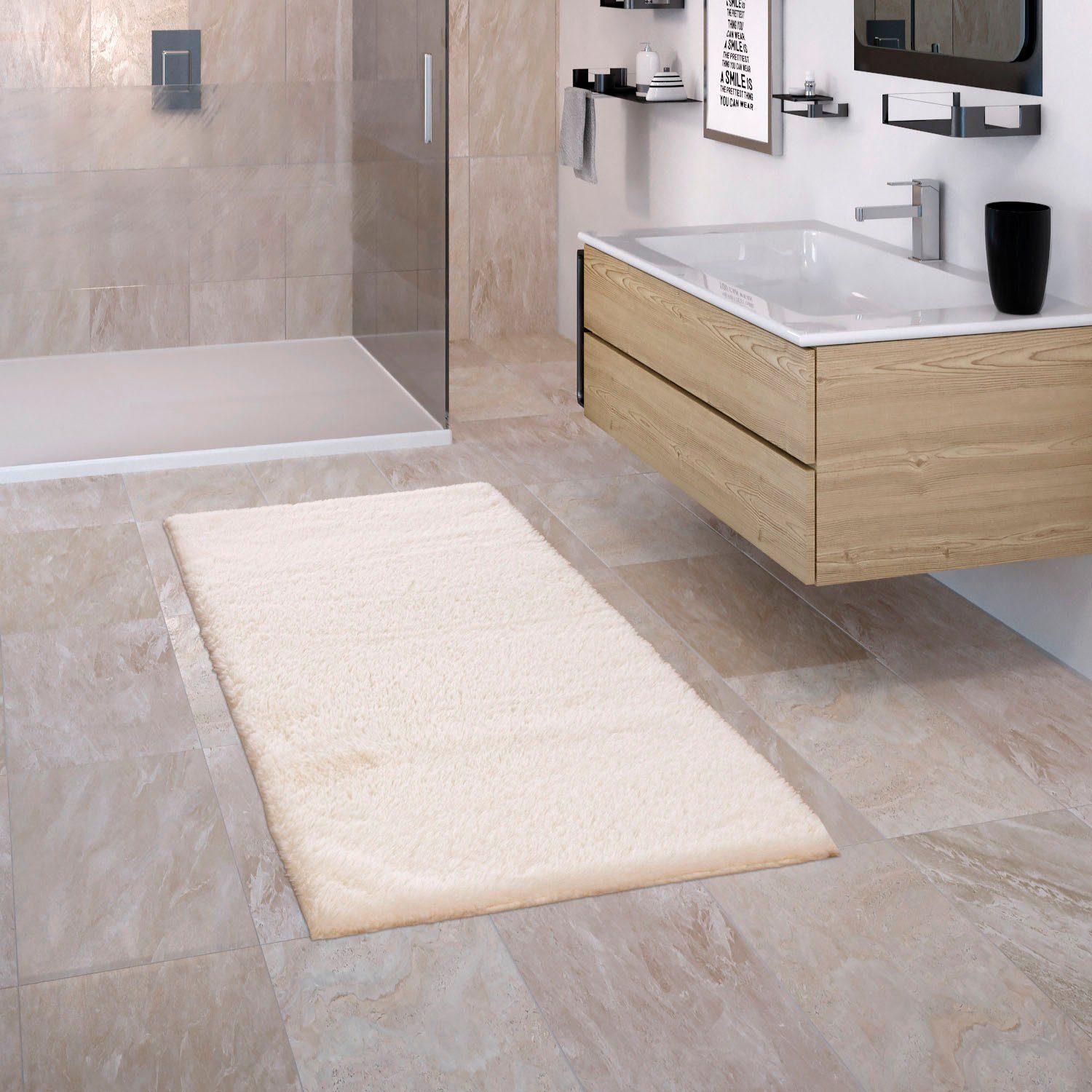 Paco Home Badematte Comfy 340, Höhe günstig online kaufen