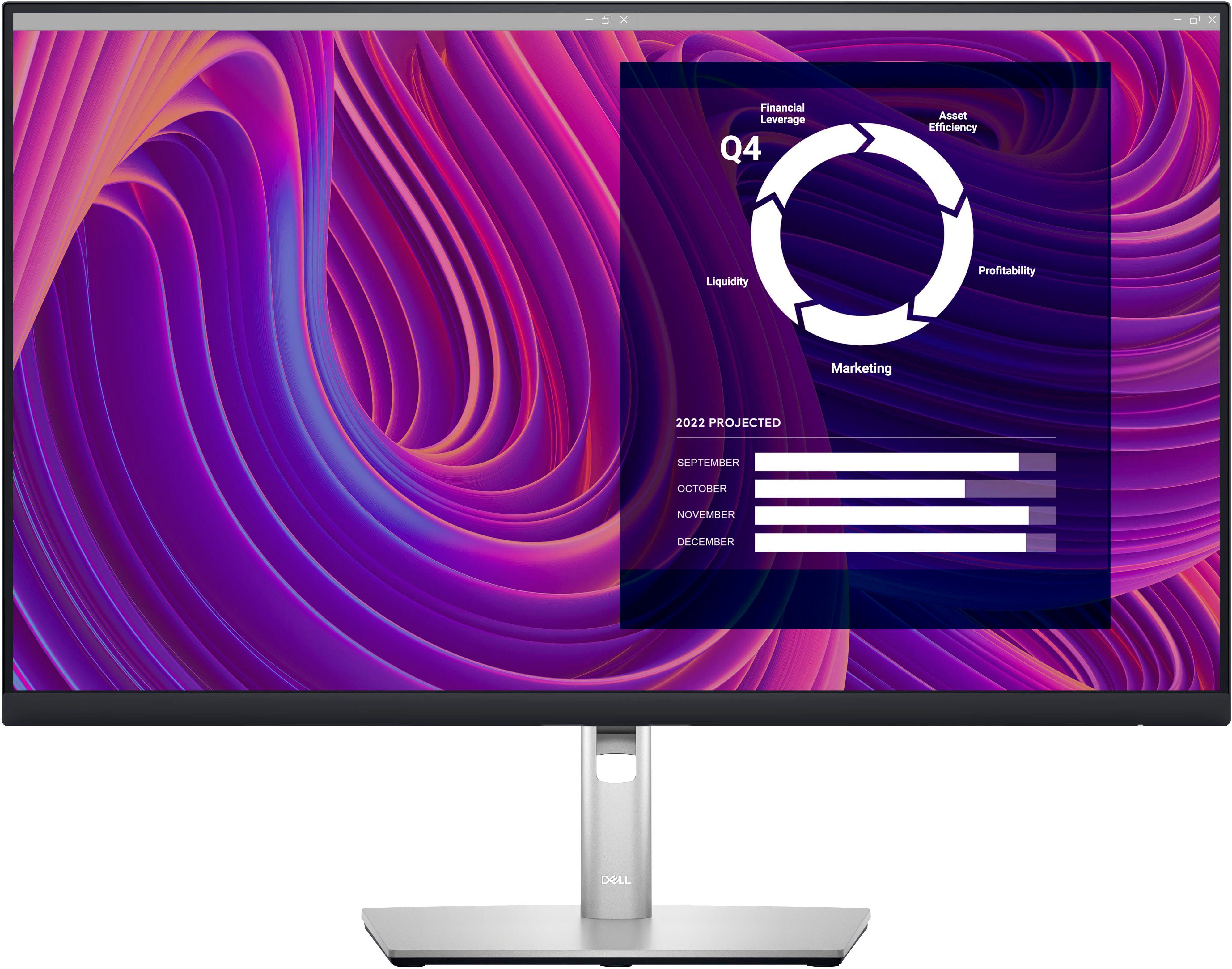 Dell P2723D LED-Monitor (69 cm/27 ", 2560 x 1440 px, QHD, 5 ms Reaktionszeit, 60 Hz, IPS)