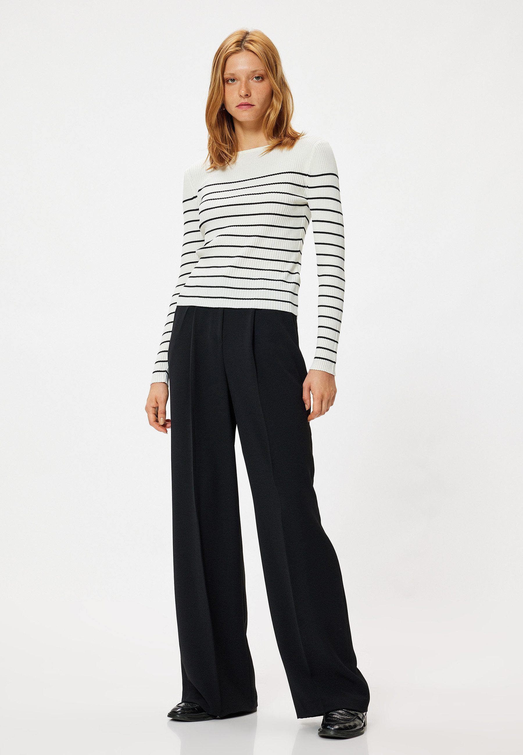 Strickpullover U-Boot-Kragen Regular