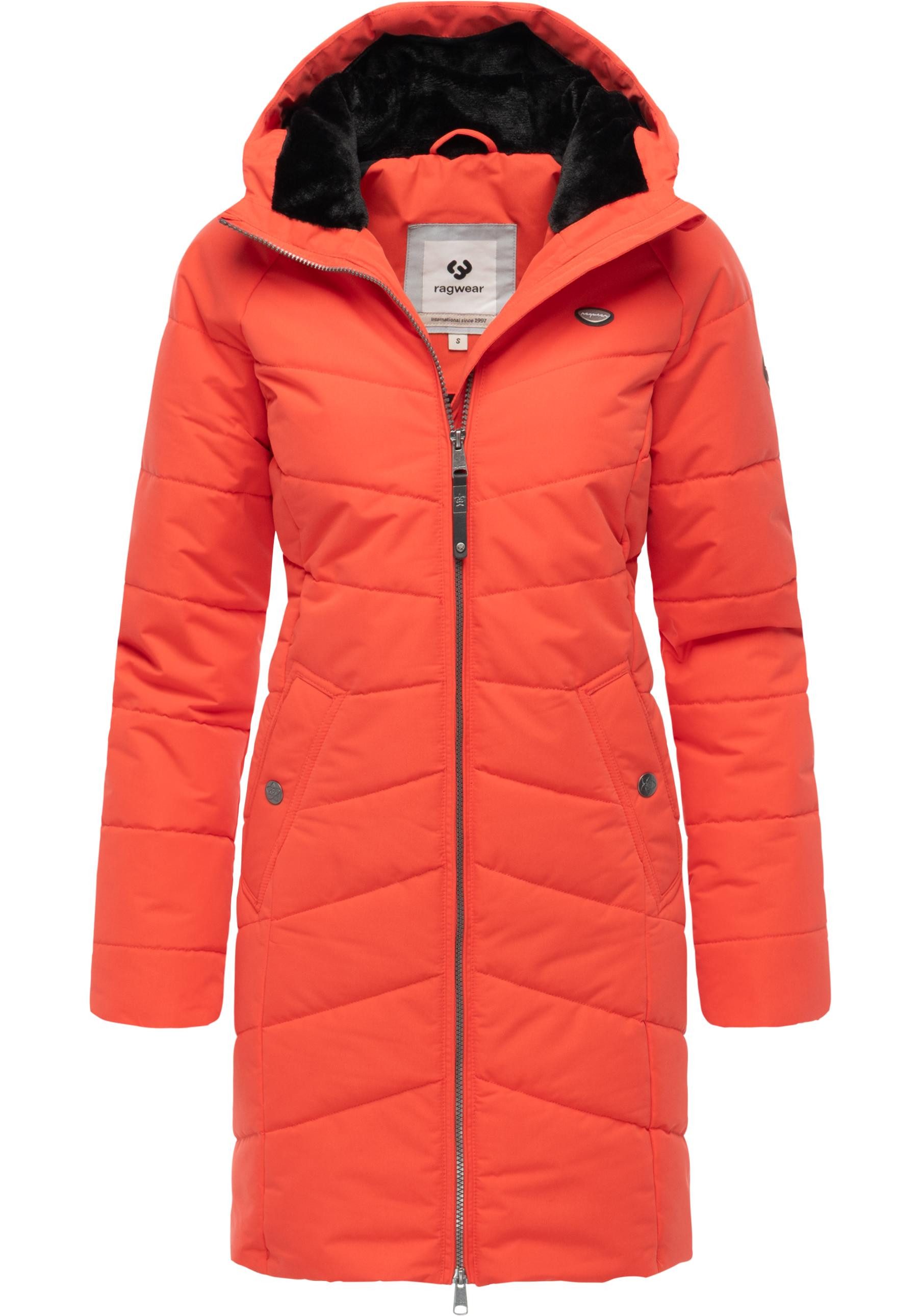 Ragwear Wintermantel Noita YOUMODO Winter Steppmantel mit Kapuze