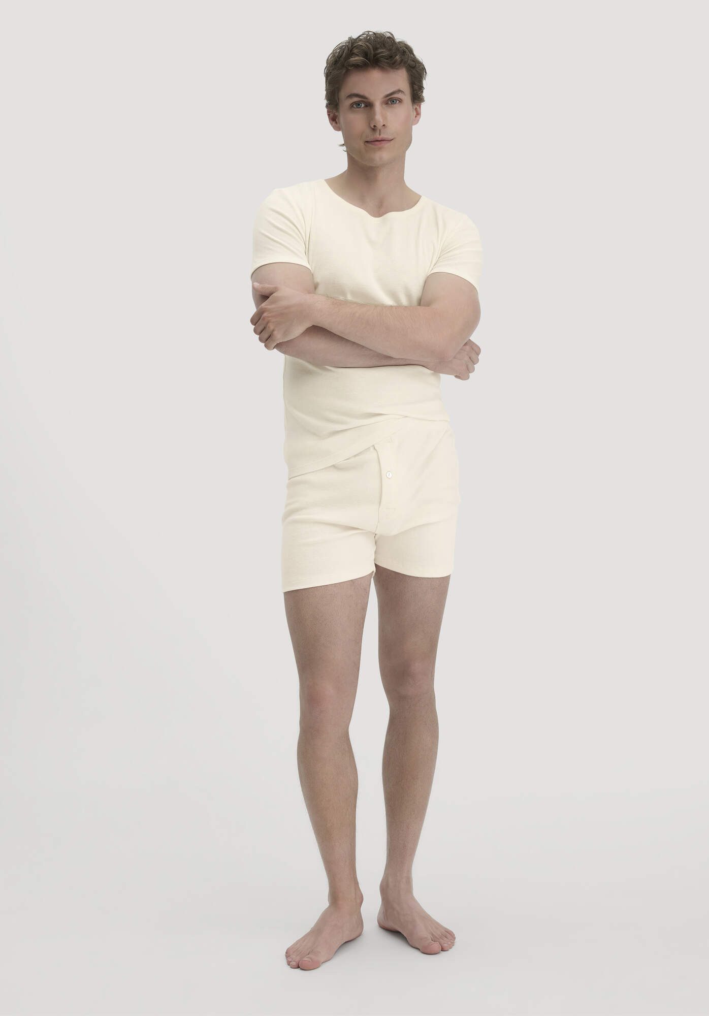Hessnatur Boxershorts PureNATURE aus reiner Bio-Baumwolle (1-St)