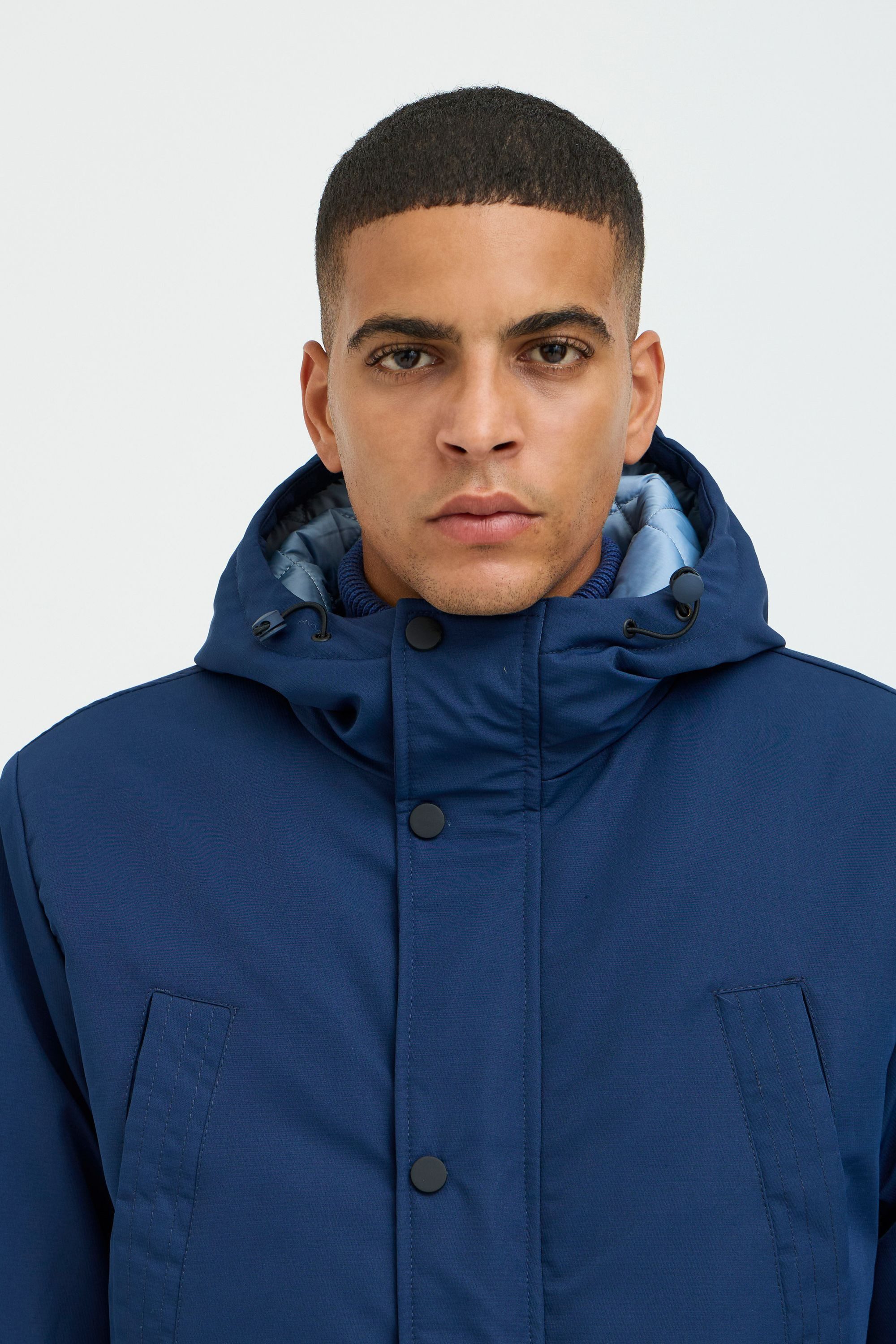 Blend Dufflecoat BHOuterwear Wärmender Steppmantel mit Kapuze