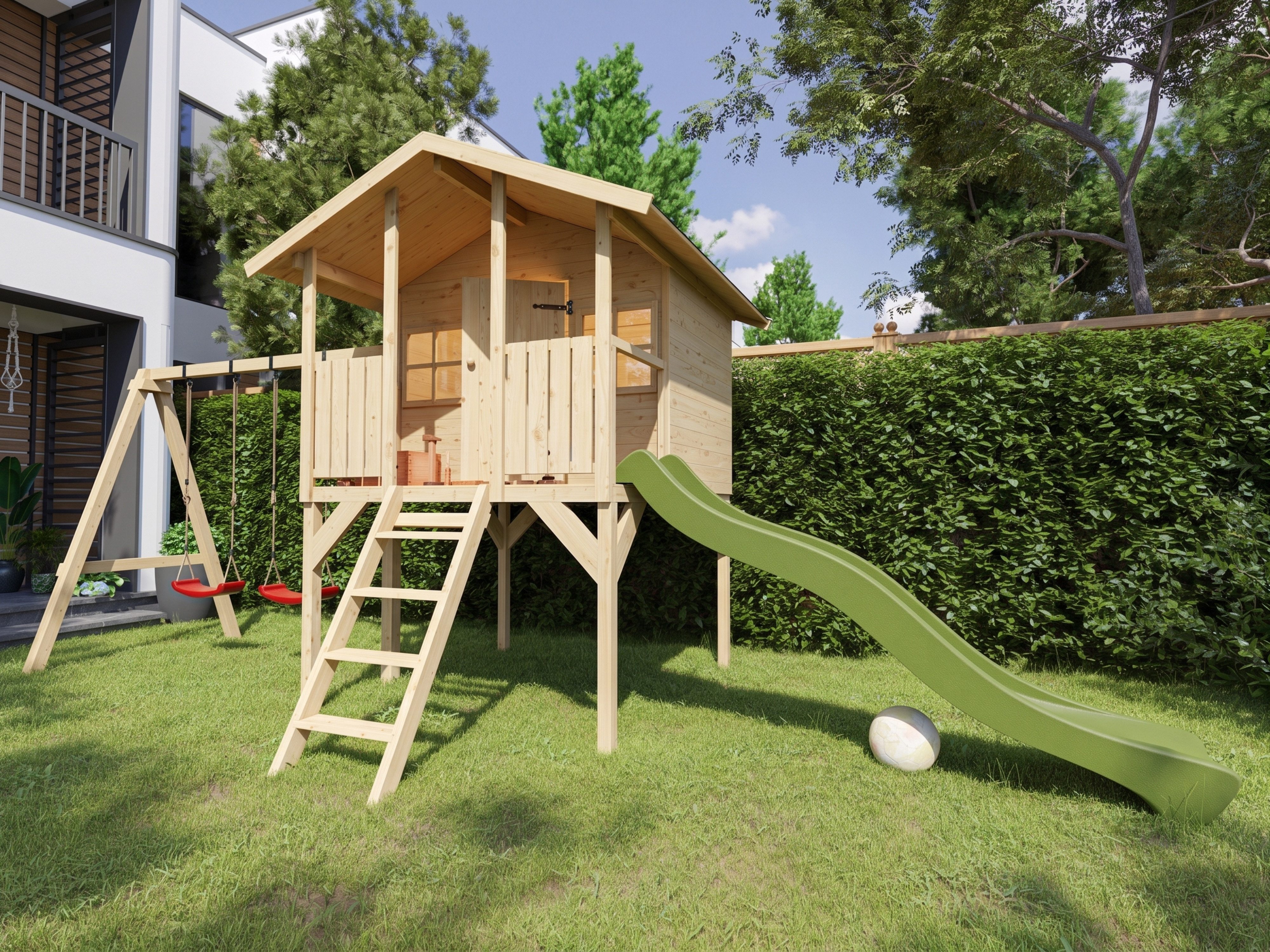 Spielturm Belladoor Stelzenhaus Toby 16 mm