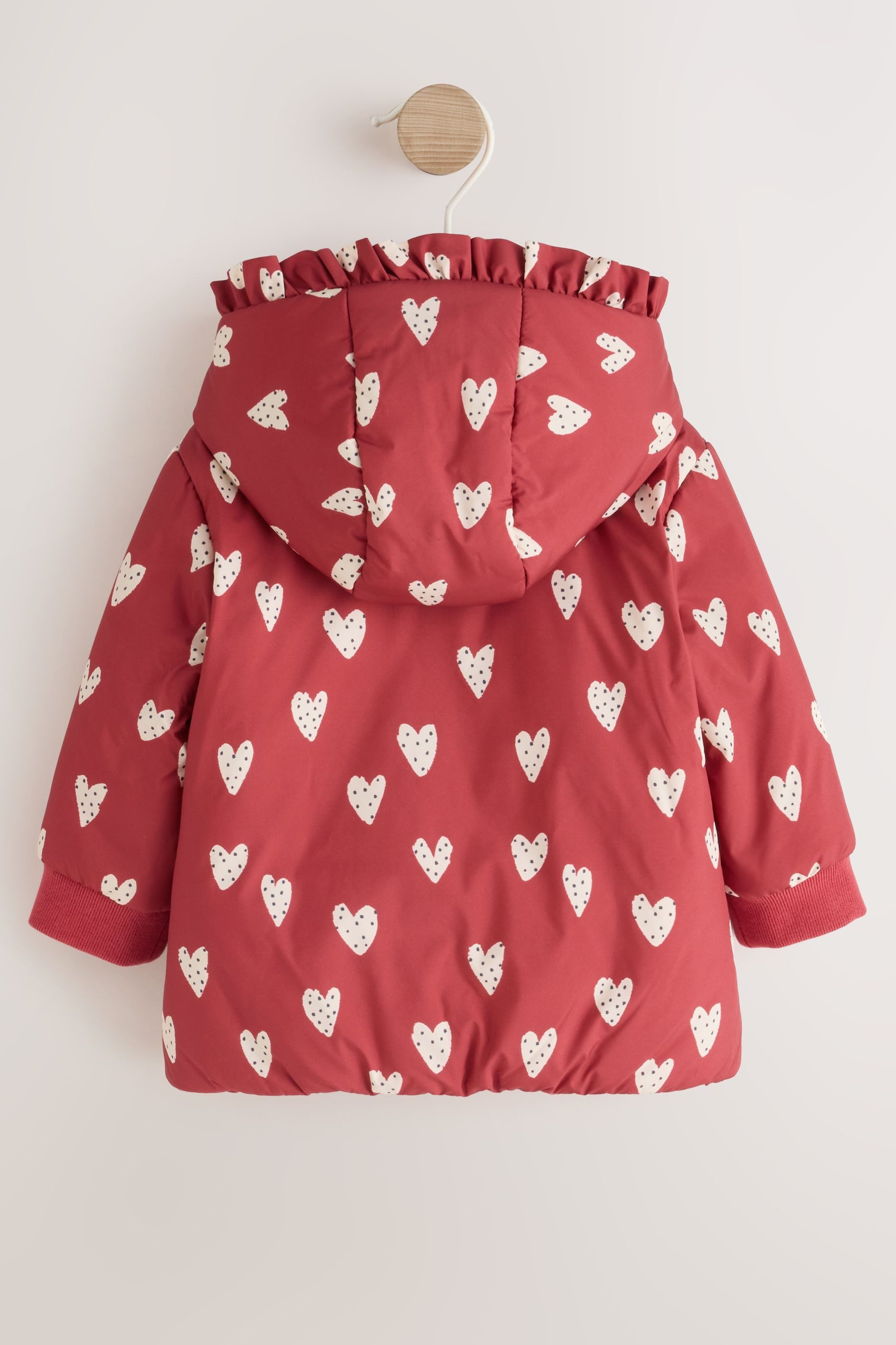 Next Steppjacke Wattierte Babyjacke mit Kapuze (1-St) – Bild 5 von 5