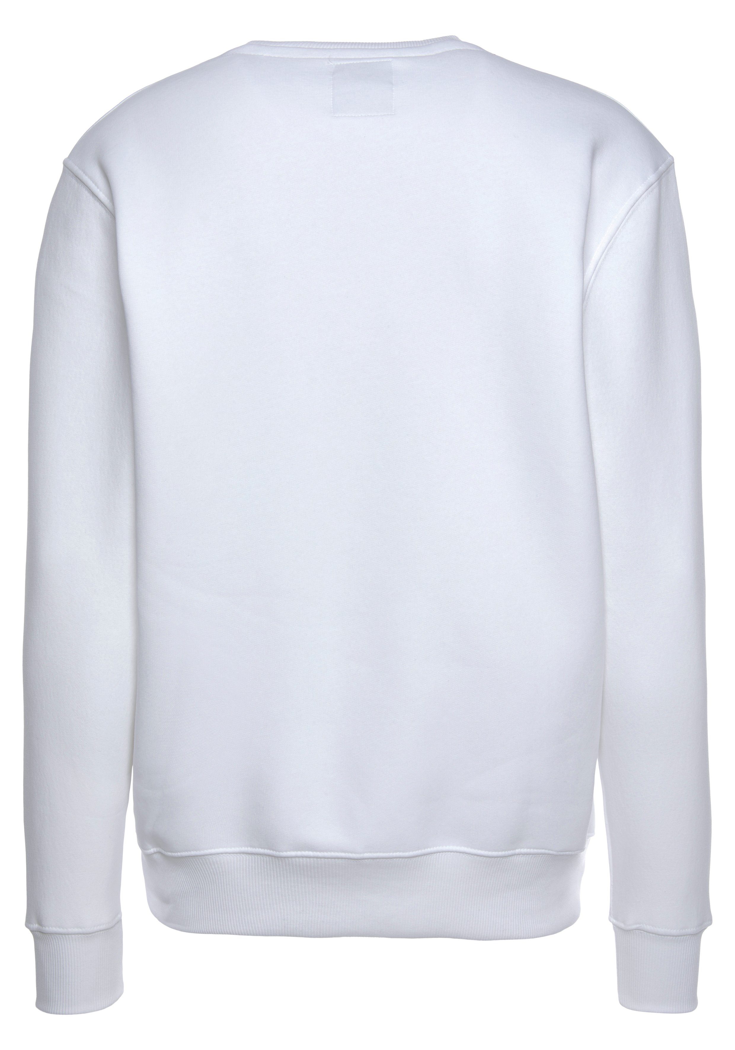 Alpha Industries Sweatshirt Basic Sweater small Logo Baumwollmischung, regular fit