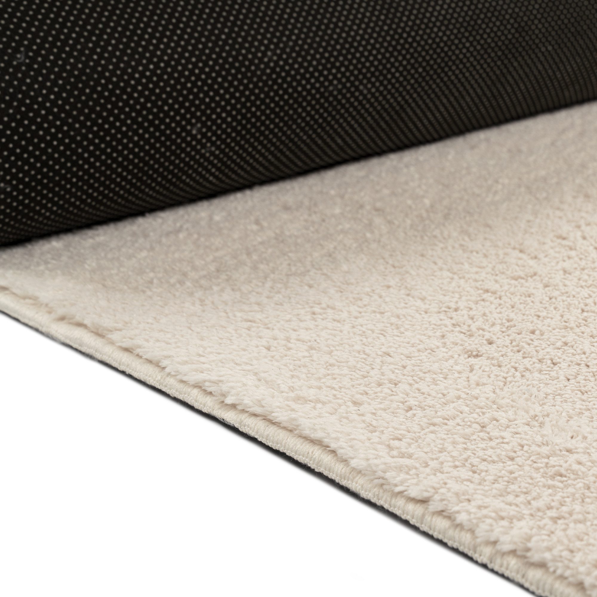 TeppichHome24 Teppich Weicher Creme Teppich pflegeleicht und waschbar, rechteckig – Bild 4 von 5