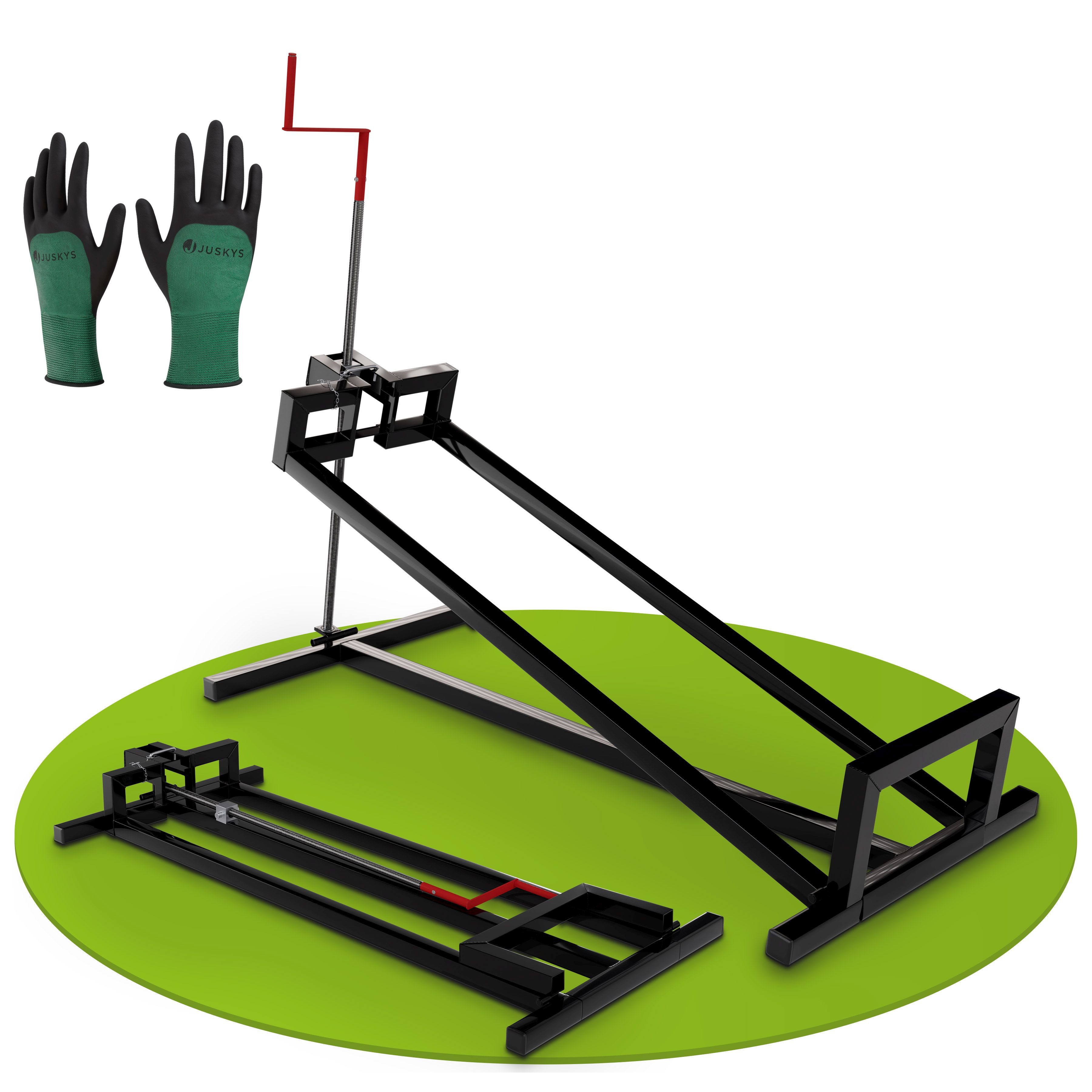Juskys Rasentraktor, Rasentraktorheber, stufenlos 45°, zusammenklappbar, günstig online kaufen