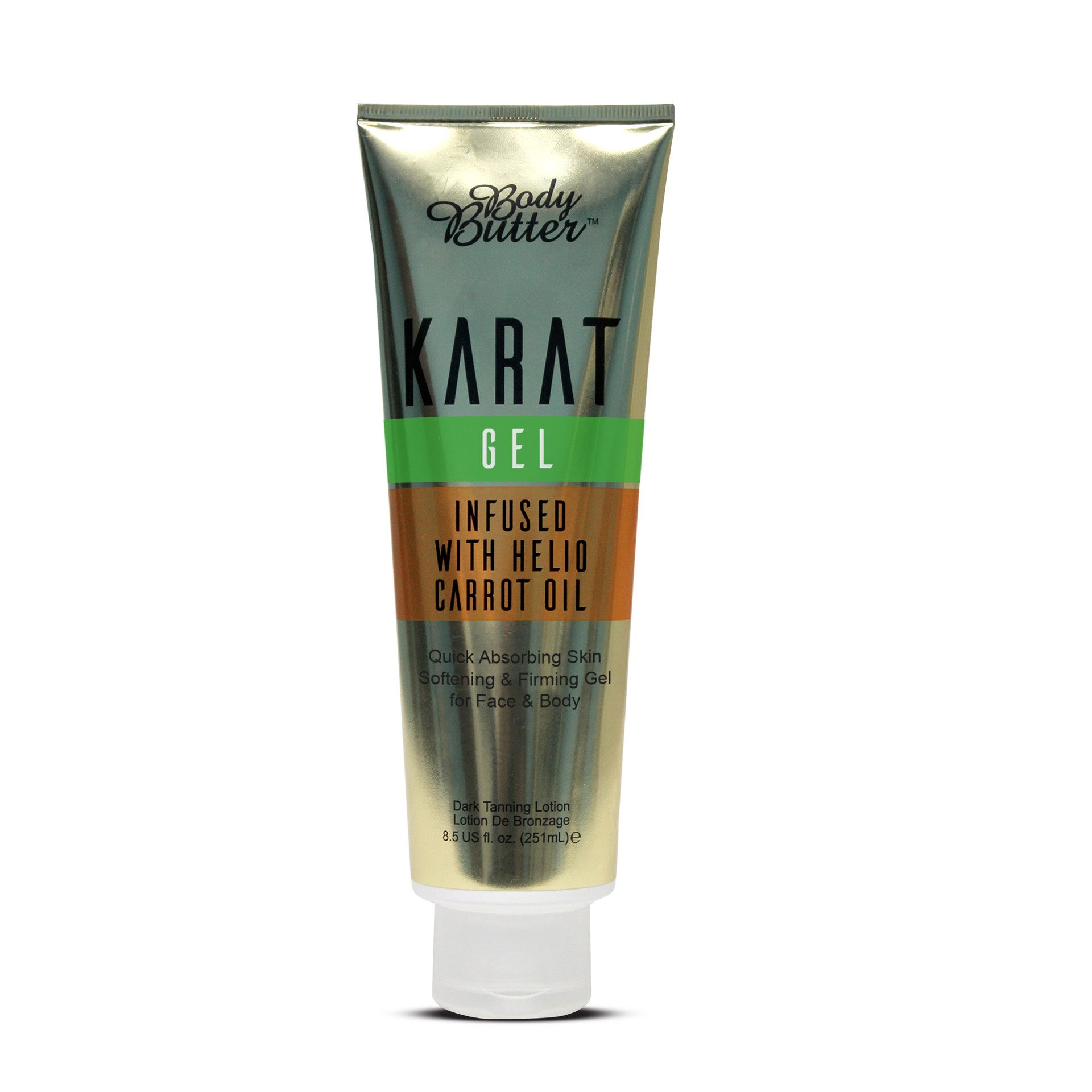 Body Butter Selbstbräunungslotion Karat Gel, Joboba-,Karotten-und Baobab-Öl, Entzündungshemmend