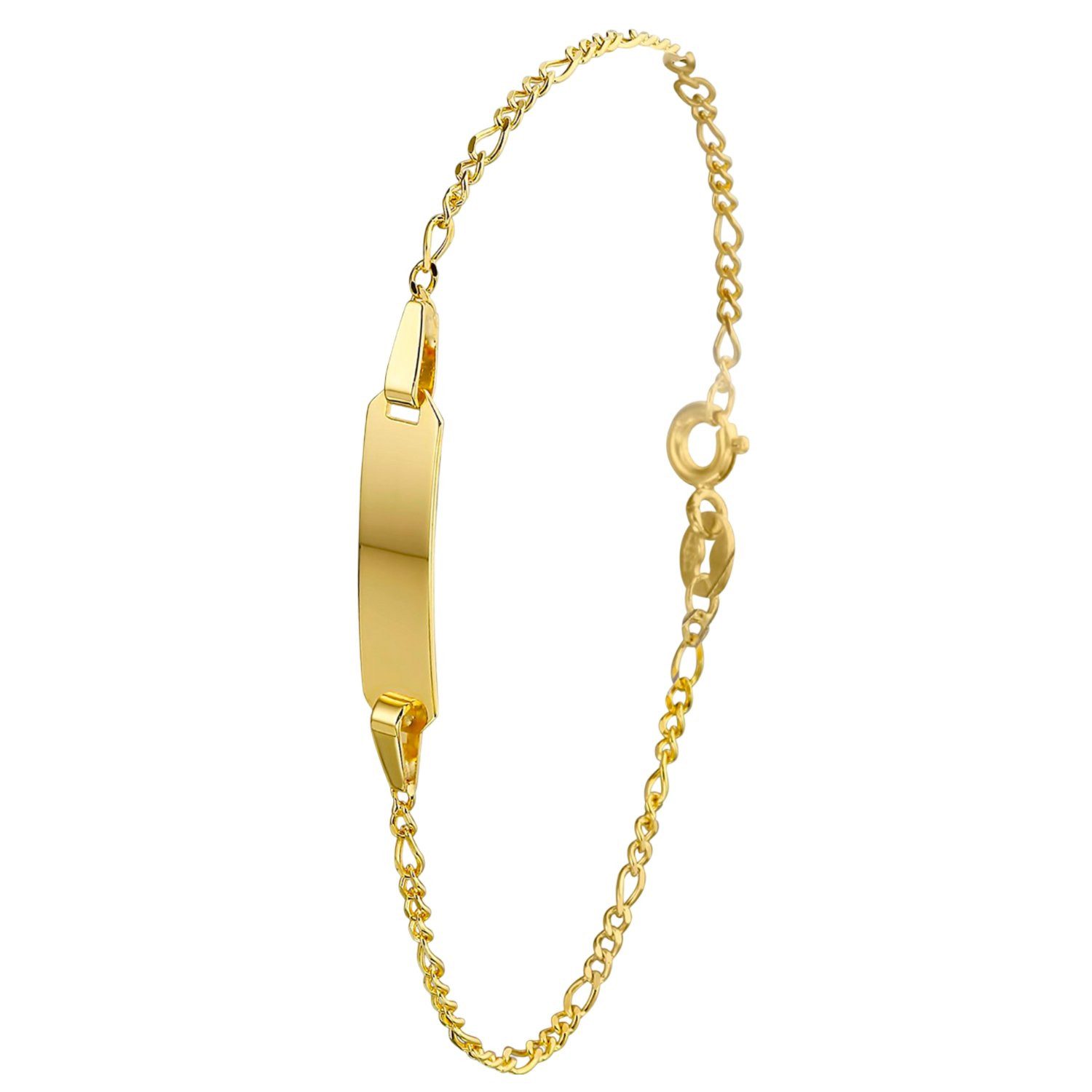 LUCARDI Armband mit Gravur Armband - 585 Gold - Gold - Kinder