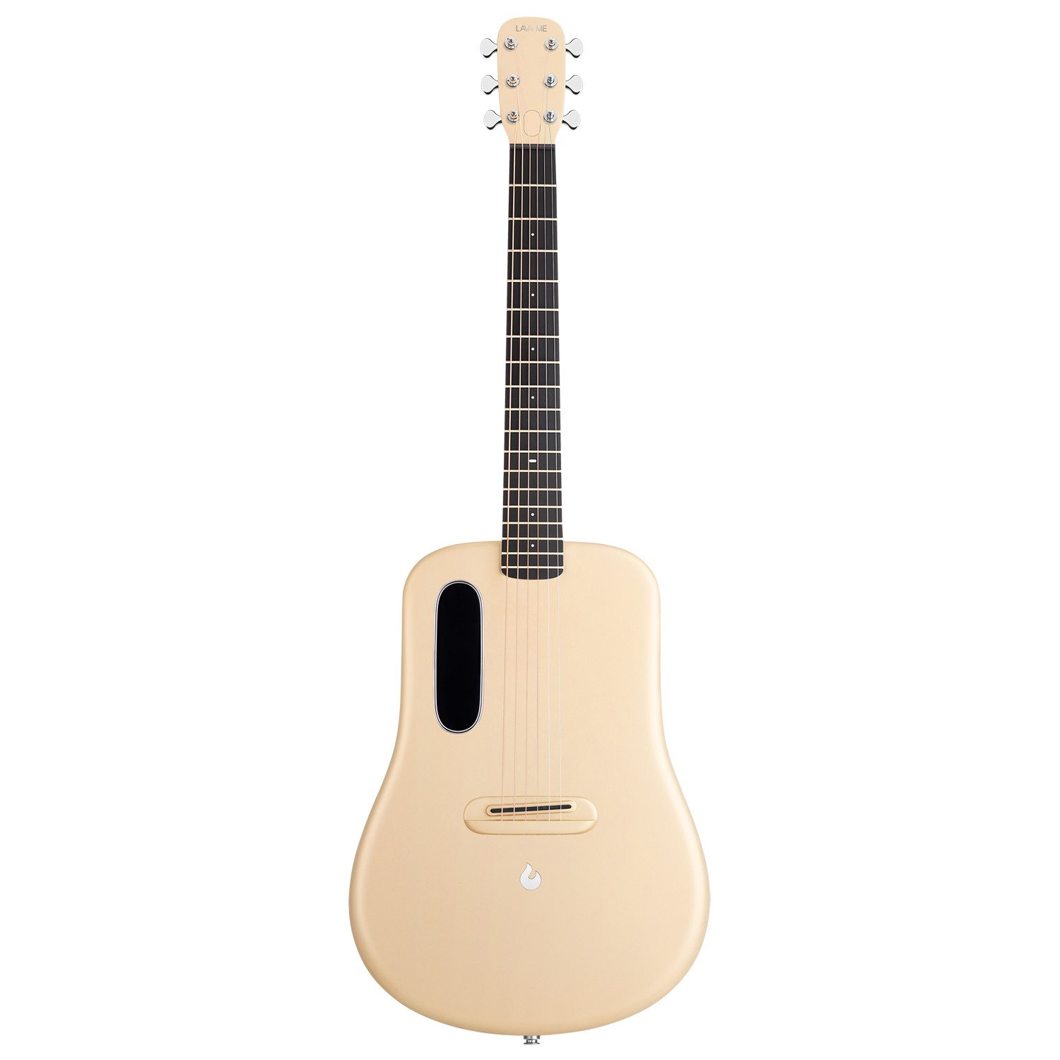 Lava Music Westerngitarre Lava Music Gitarre ME 4 36 Zoll Soft Gold, Elektronische Akustik-Gitarre, USB-Type-C, 6,35 mm Klinke, Gitarre