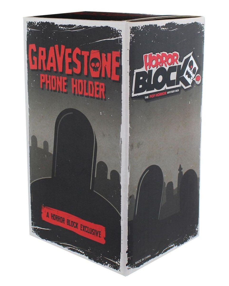 Horror-Shop Zombie-Kostüm RIP Halloween Grabstein als Handhalterung & Tischd