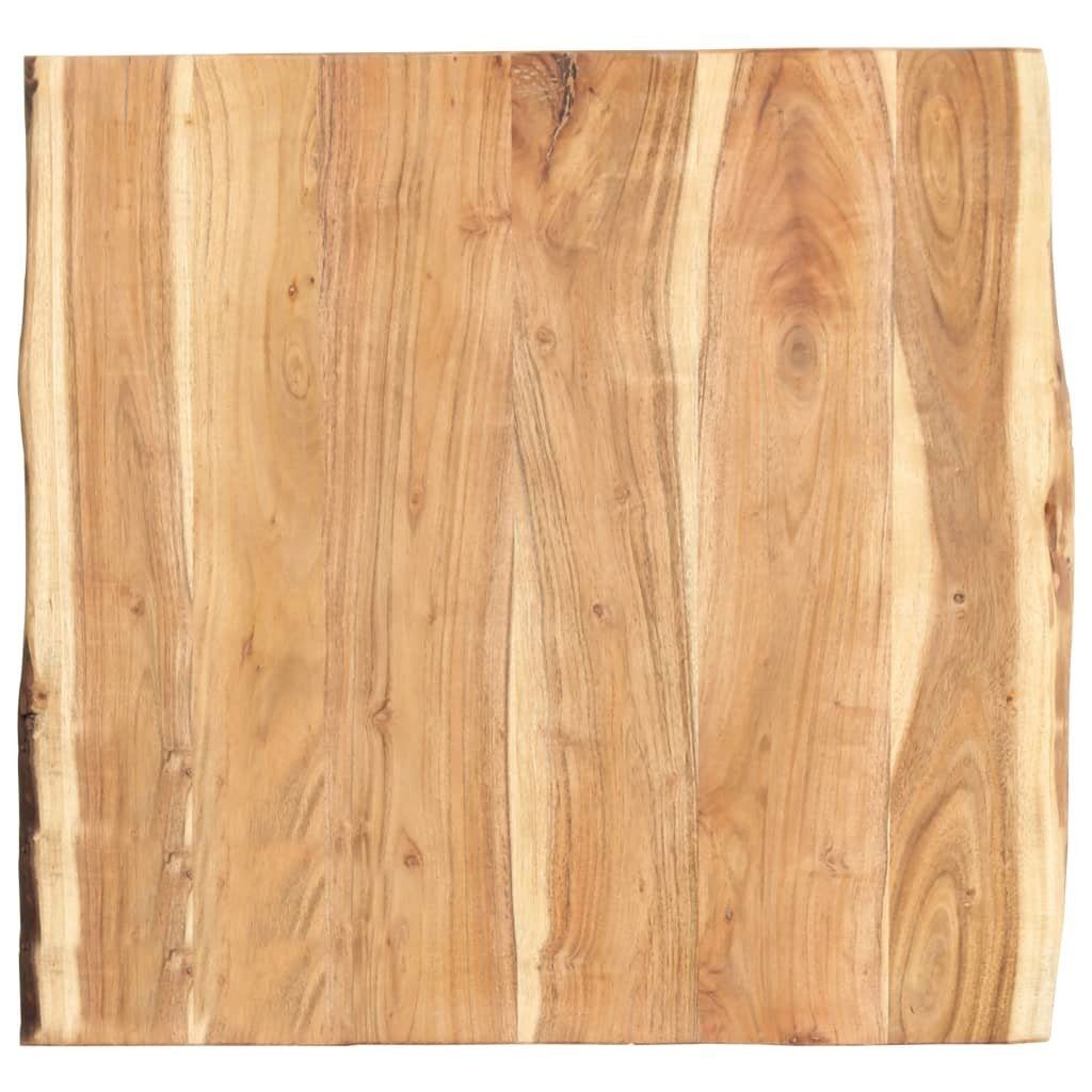 [Extrem schöner Artikel] vidaXL Tischplatte Tischplatte Massivholz (1 cm St) Akazie 58x(50-60)x3,8