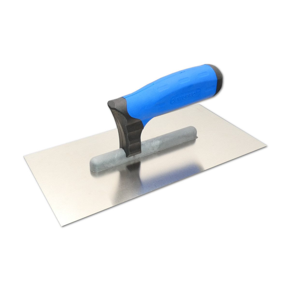 Glättekelle DEWEPRO Glättekelle PROFI 3 mit 2-K-Griff, Edelstahlblatt - 270x130mm