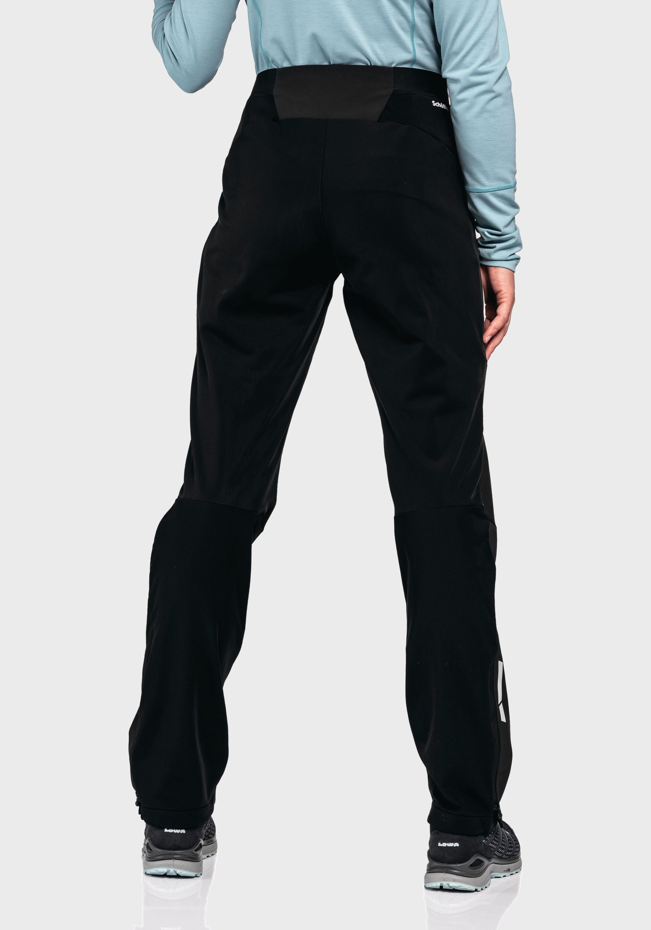 L Schöffel Softshell schwarz Outdoorhose Pants Rinnen