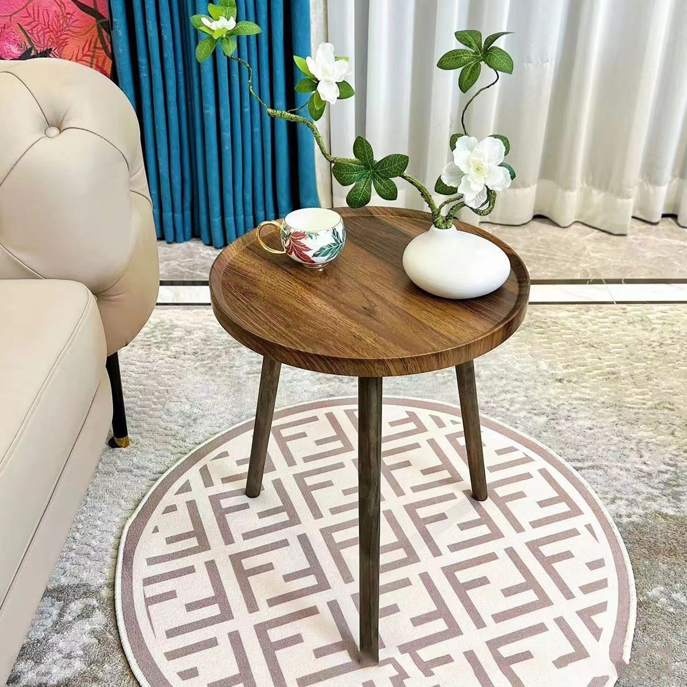 YINDN Beistelltisch 3-beiniger Couchtisch, 40*40*48 cm günstig online kaufen
