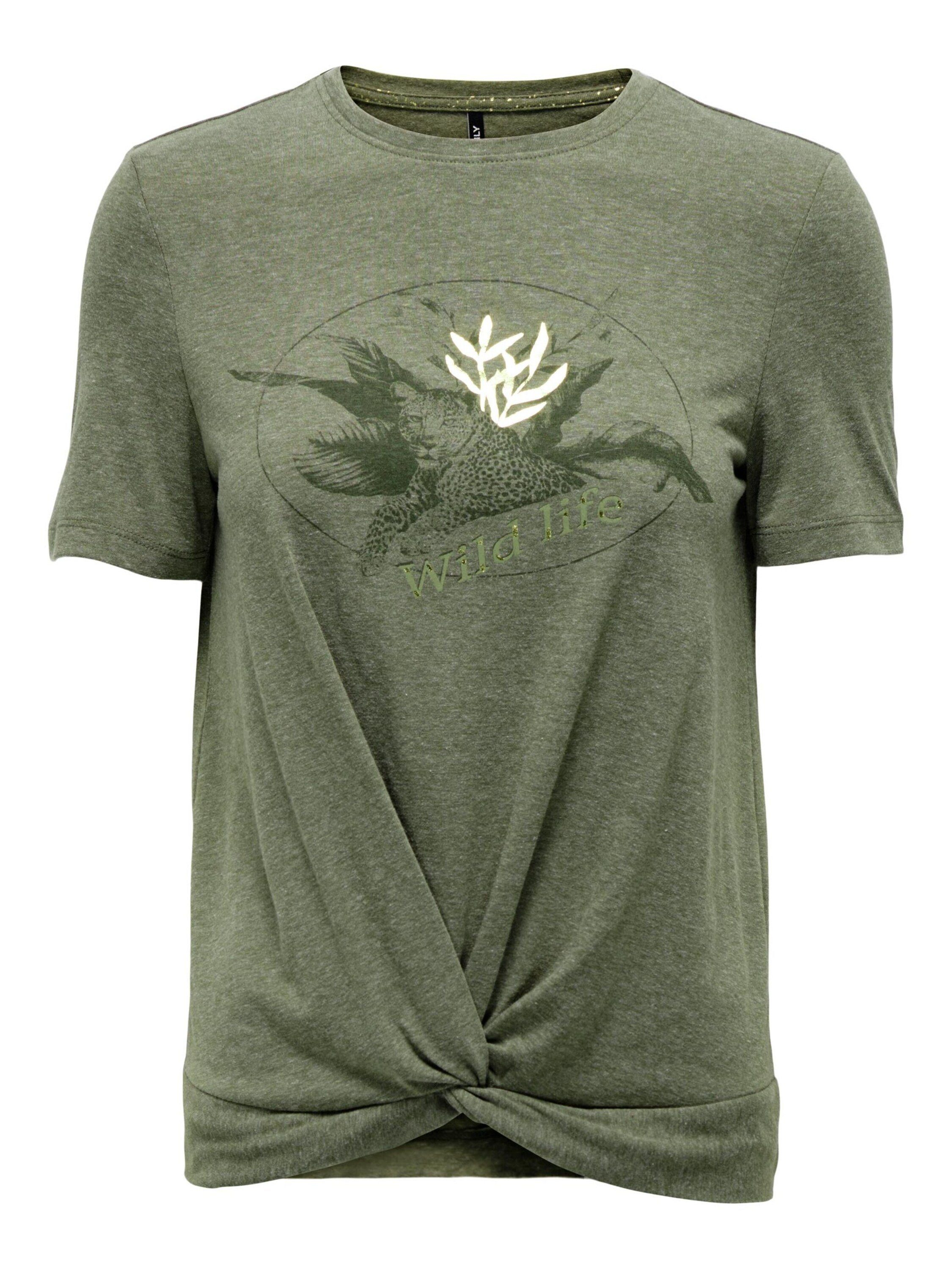 ONLY T-Shirt ONLCarriee (1-tlg) Drapiert/gerafft günstig online kaufen