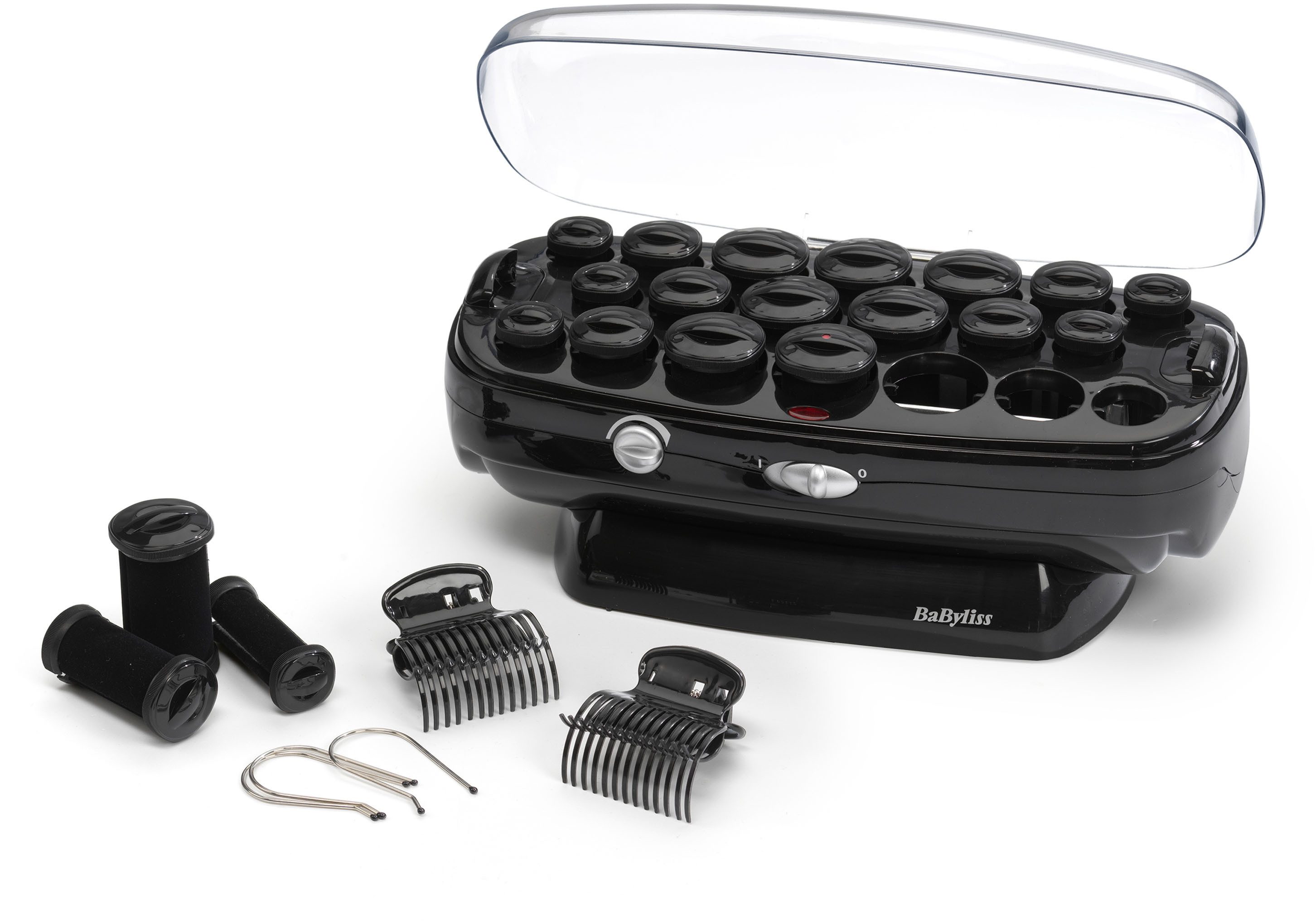 BaByliss Heizwickler BaByliss Thermo Ceramic Rollers Heizwickler-Set, Lockenwickler, RS035E, 20 Soft-Touch-Keramikwickler mit …