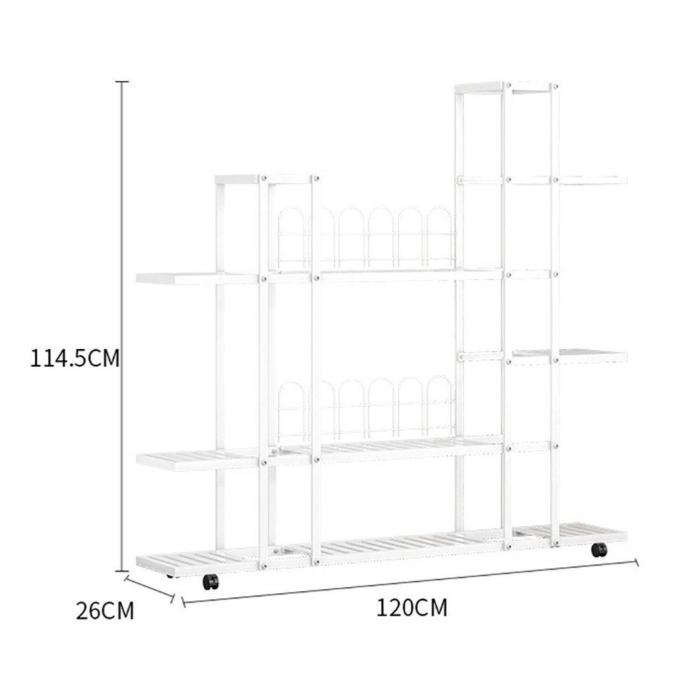 GarveeMore Blumenständer Pflanzenständer Blumenständer Schmiedeeisen Rack O günstig online kaufen