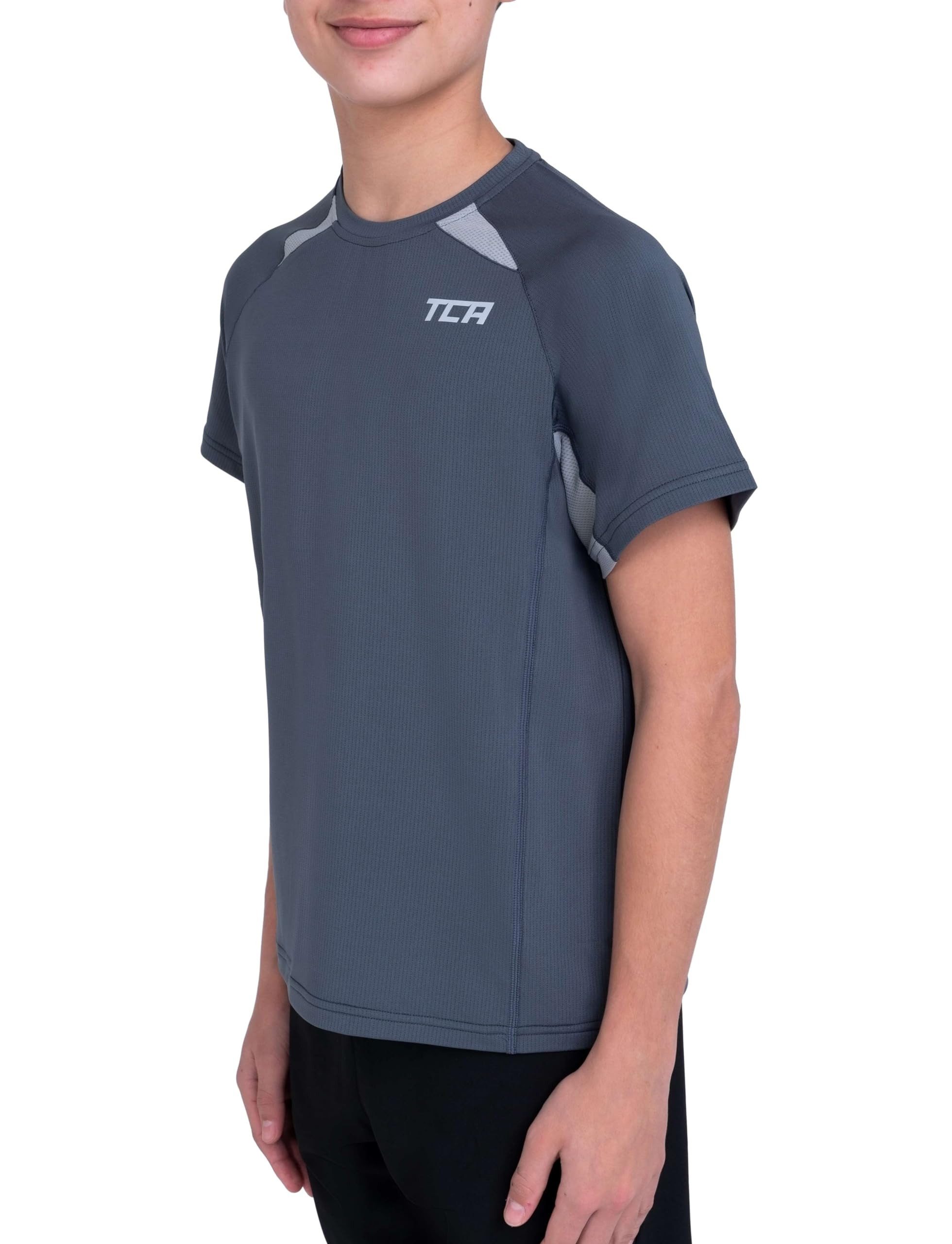 TCA Trainingsshirt TCA Quickdry Jungen T-Shirt für Fußball, Sport, Training - Jungen (1-tlg)