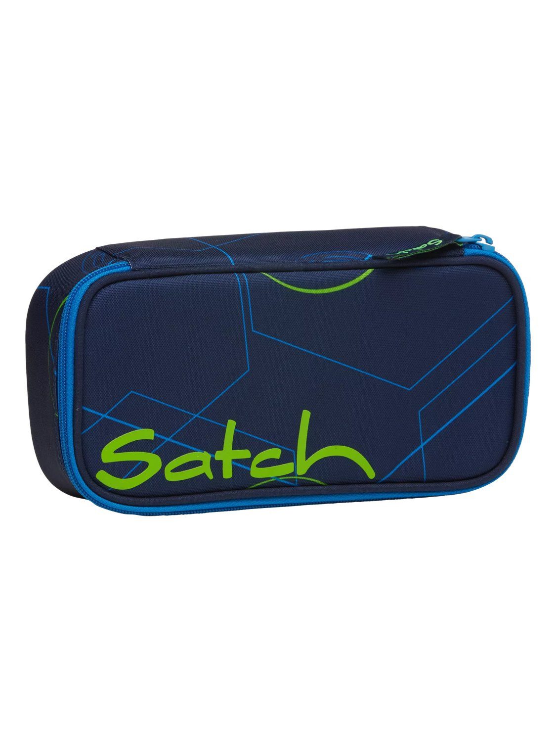 Satch Federmäppchen Schlamperbox, (2-tlg), inklusive Geodreieck und Stundenplan
