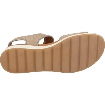 Caprice Damen Schuhe Sommer Leder Sandalette 9-28307-20 mit 2-Fach Klett Keilsandalette
