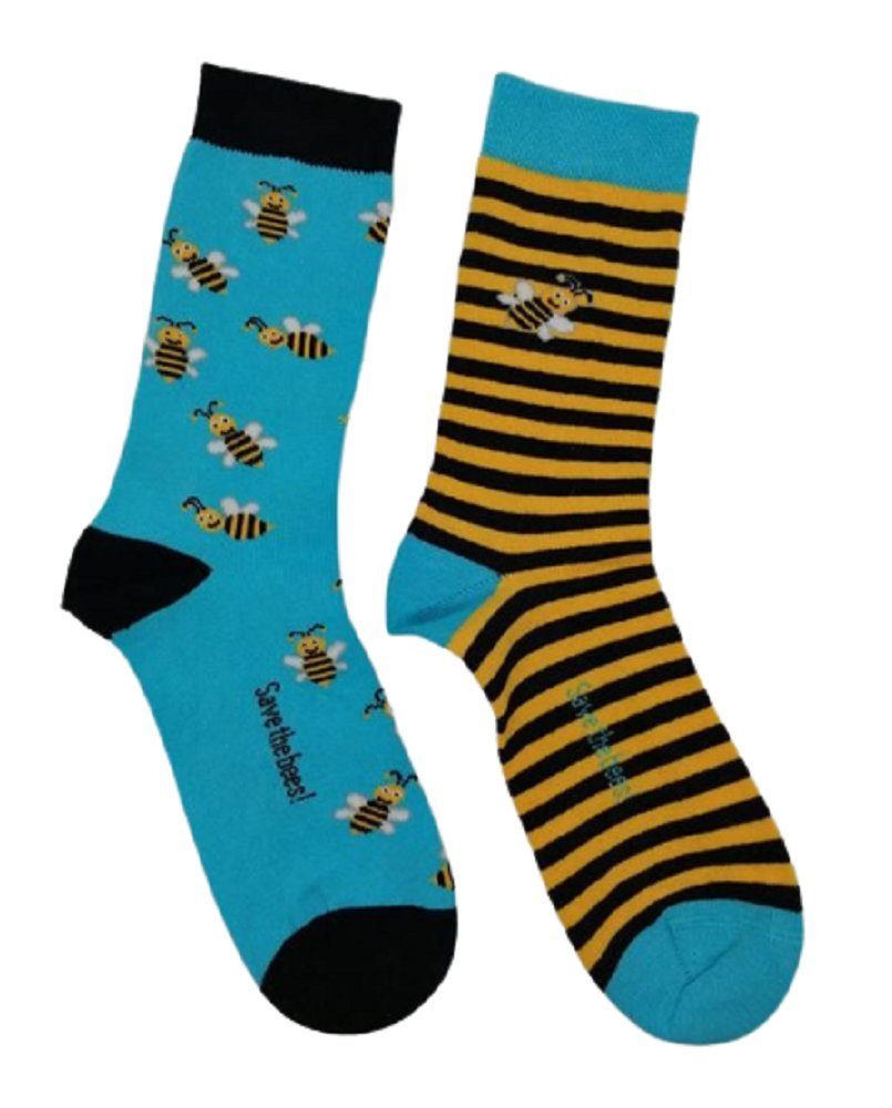 Socks 4 Fun Freizeitsocken »Socks4Fun Motivsocken Biene 2er Bündel«  (2-Paar, 2 Paar) online kaufen | OTTO