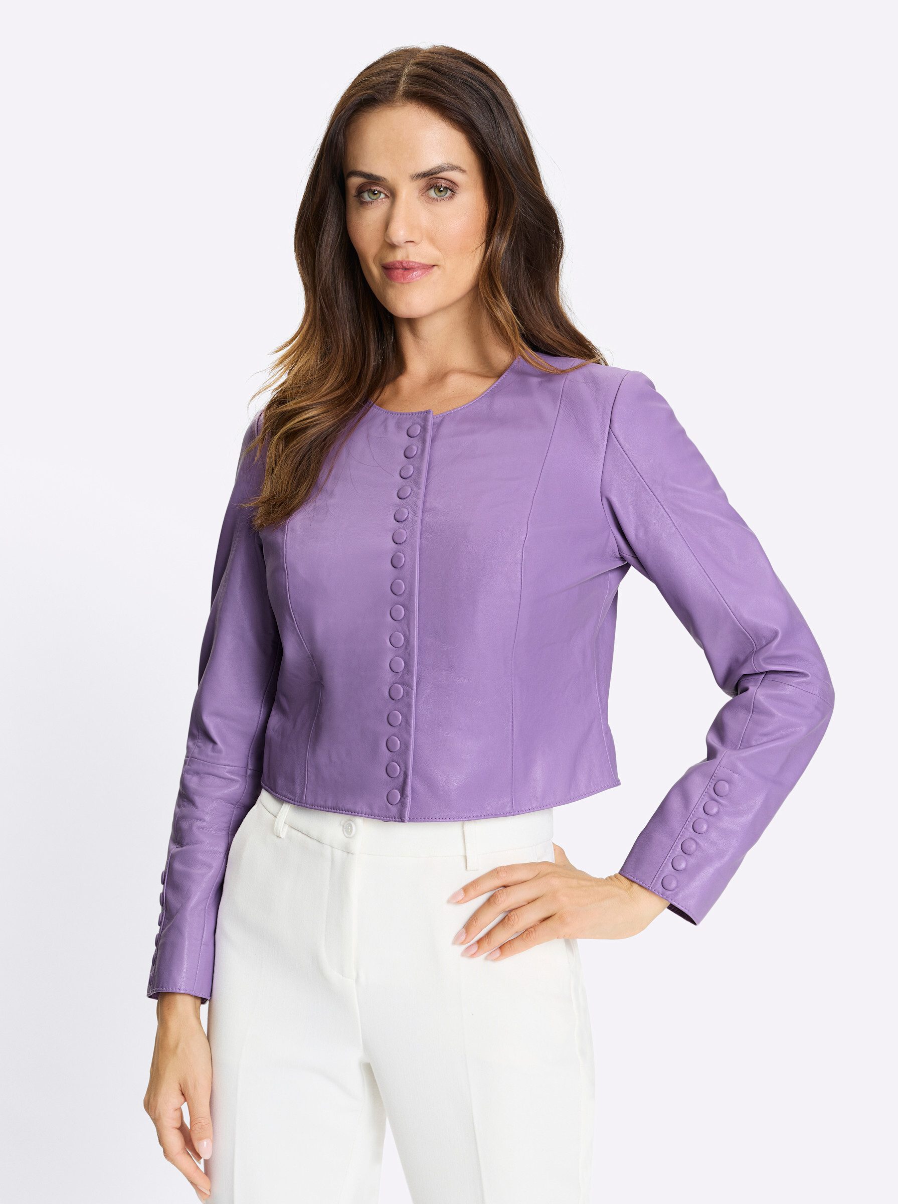 heine Allwetterjacke Leder-Jacke günstig online kaufen