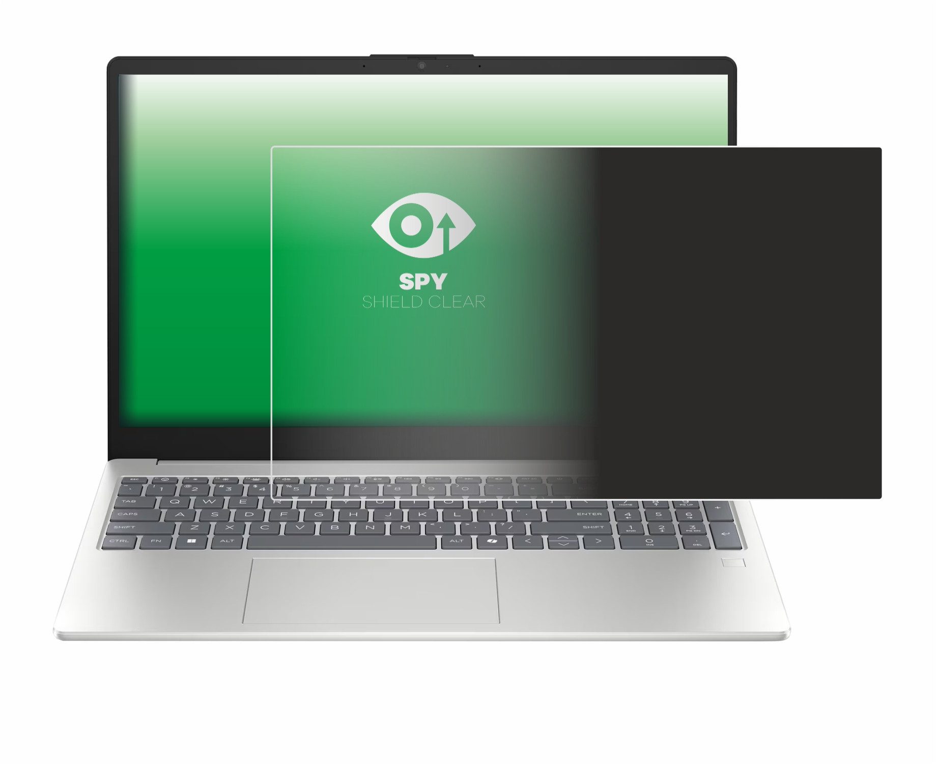 upscreen Displayschutzfolie Sichtschutzfolie für HP Laptop 15-fd0710ng, Anti-Spy Privacy Sichtschutz Blickschutzfolie Blaulicht-Schutz