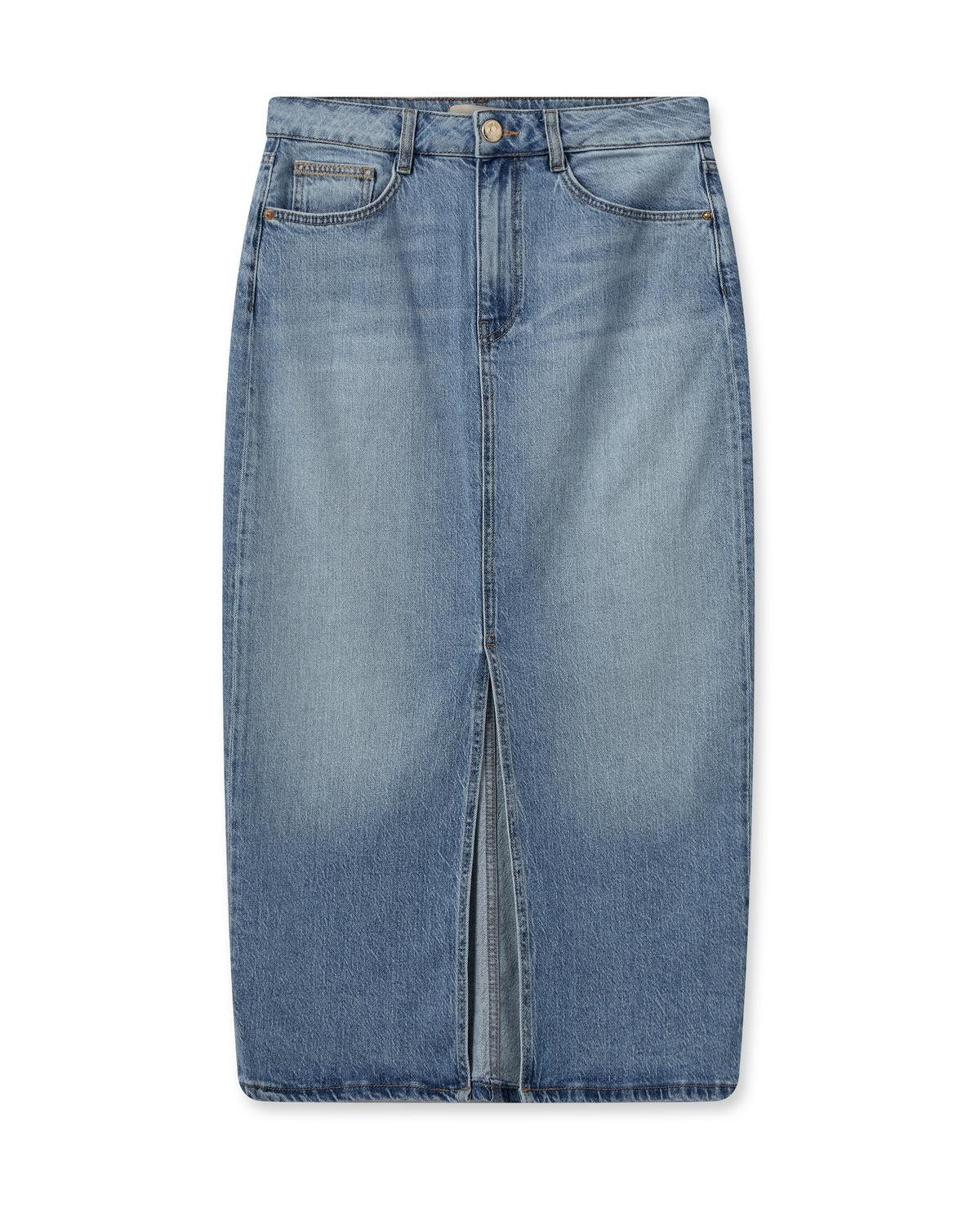 Mos Mosh Maxirock MMMella Denim Skirt günstig online kaufen