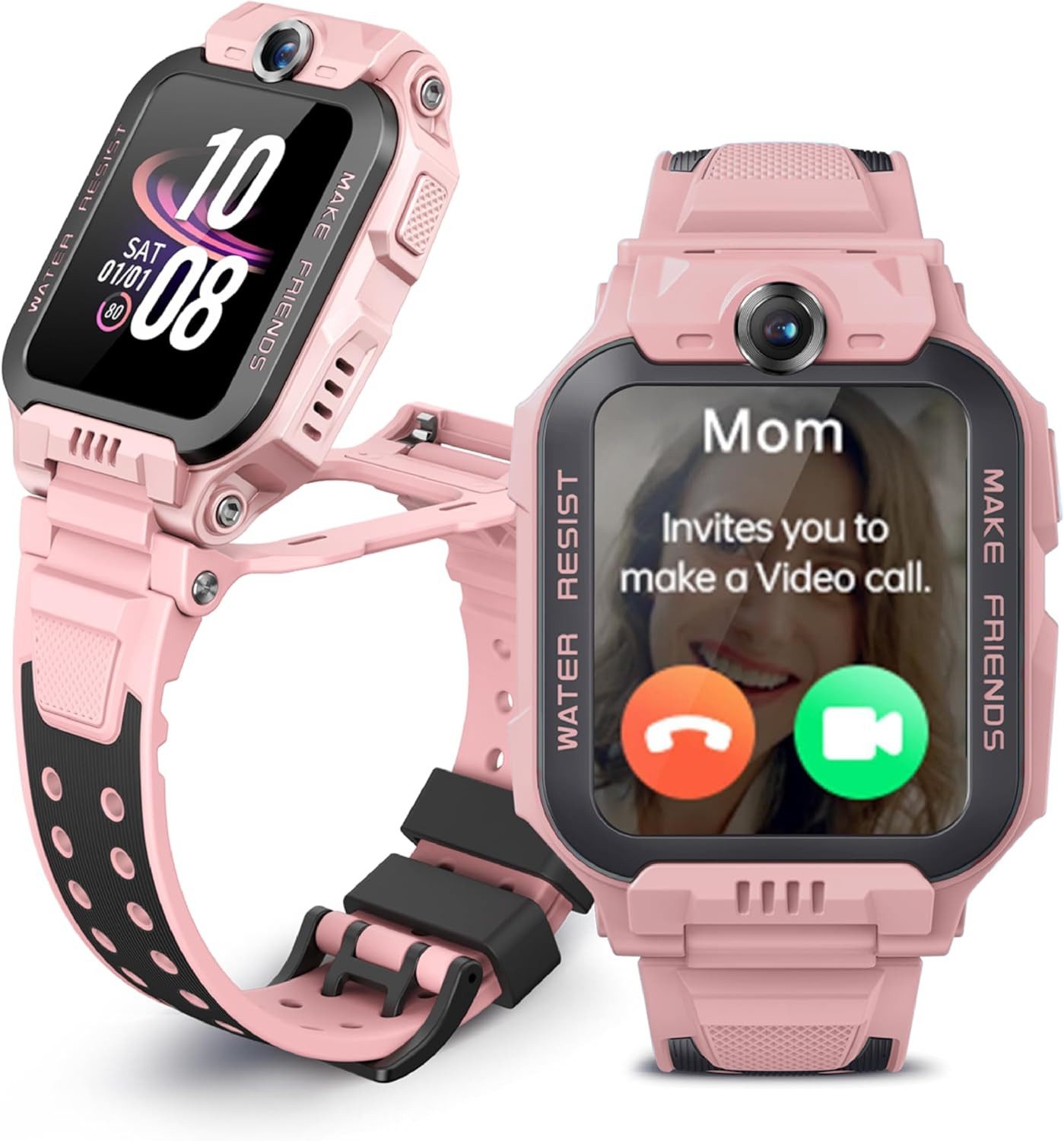 imoo Z7 Smartwatch (3,9 cm, sim karte), Kinder Smartwatch mit Videoanruf, GPS-Ortung, Fitness