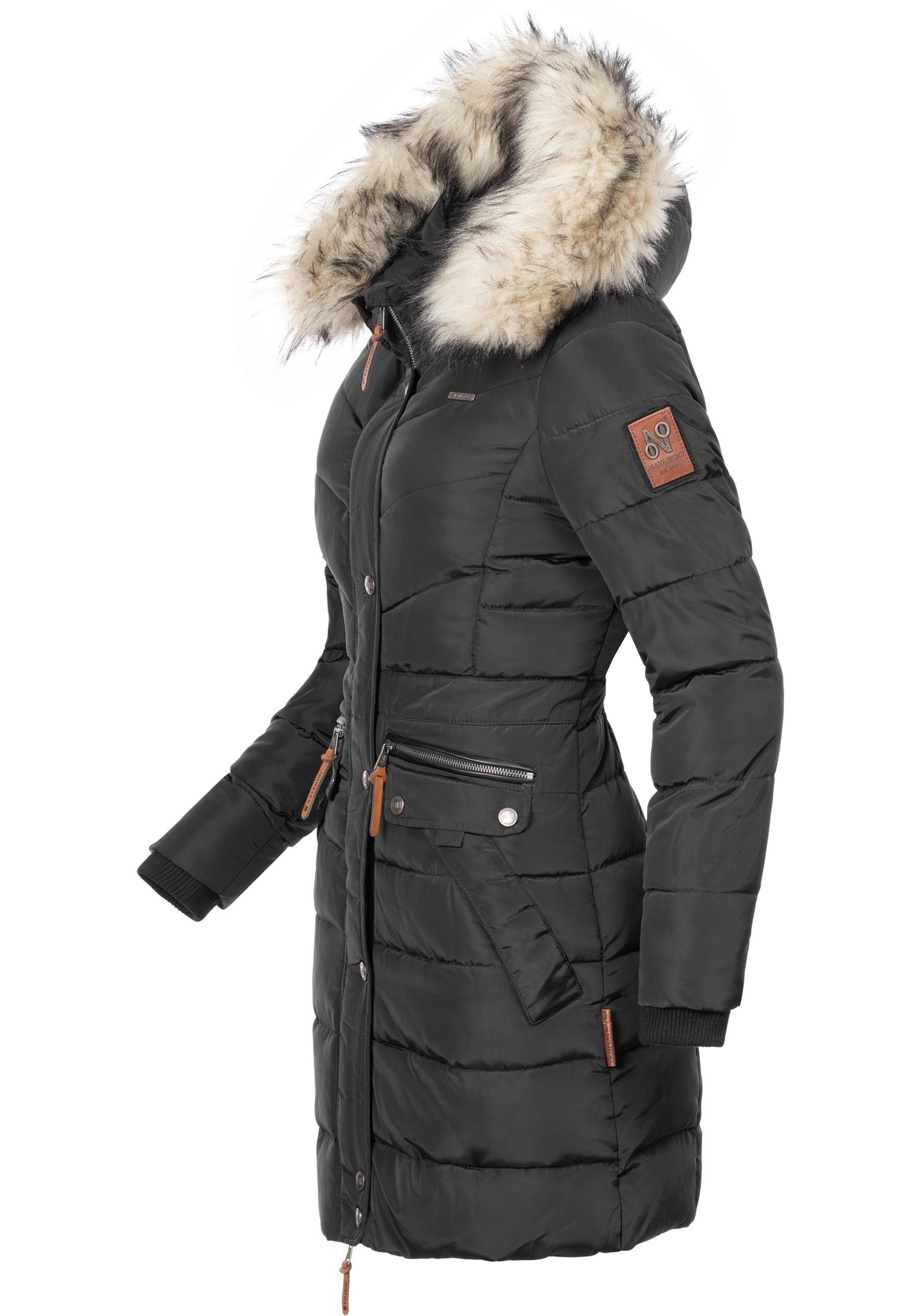 Navahoo Steppmantel Paula stylischer Winter Parka günstig online kaufen