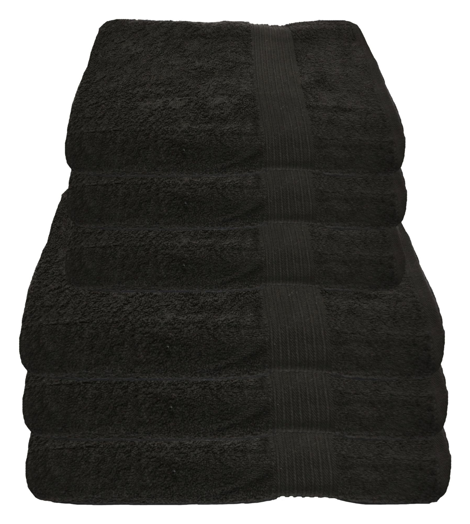 Julie Julsen Handtücher 6-Handtücher-Schwarz, Baumwolle (6-St) günstig online kaufen