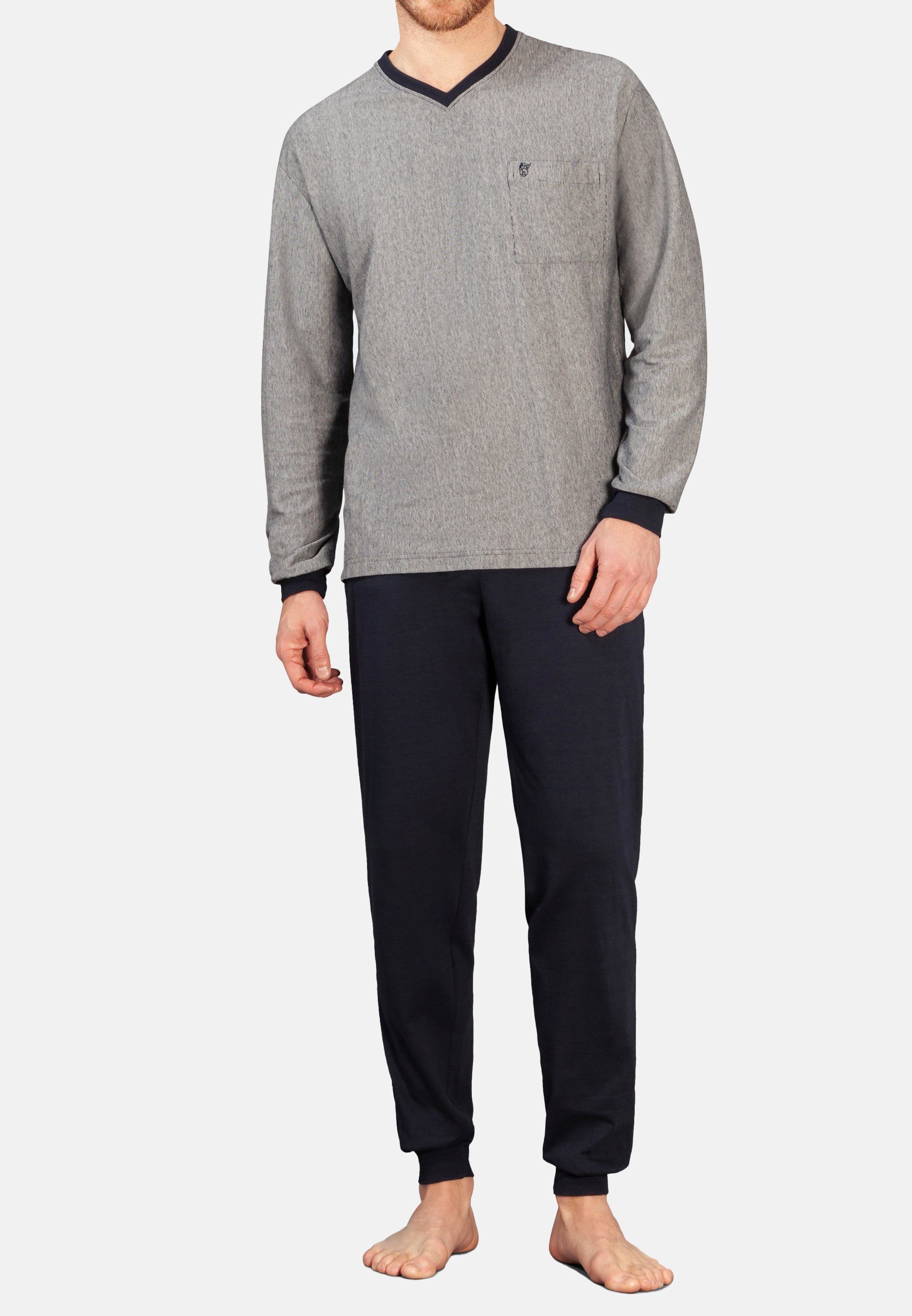 Hajo Pyjama Klima Light (Set, 2 tlg) Schlafanzug - Baumwolle