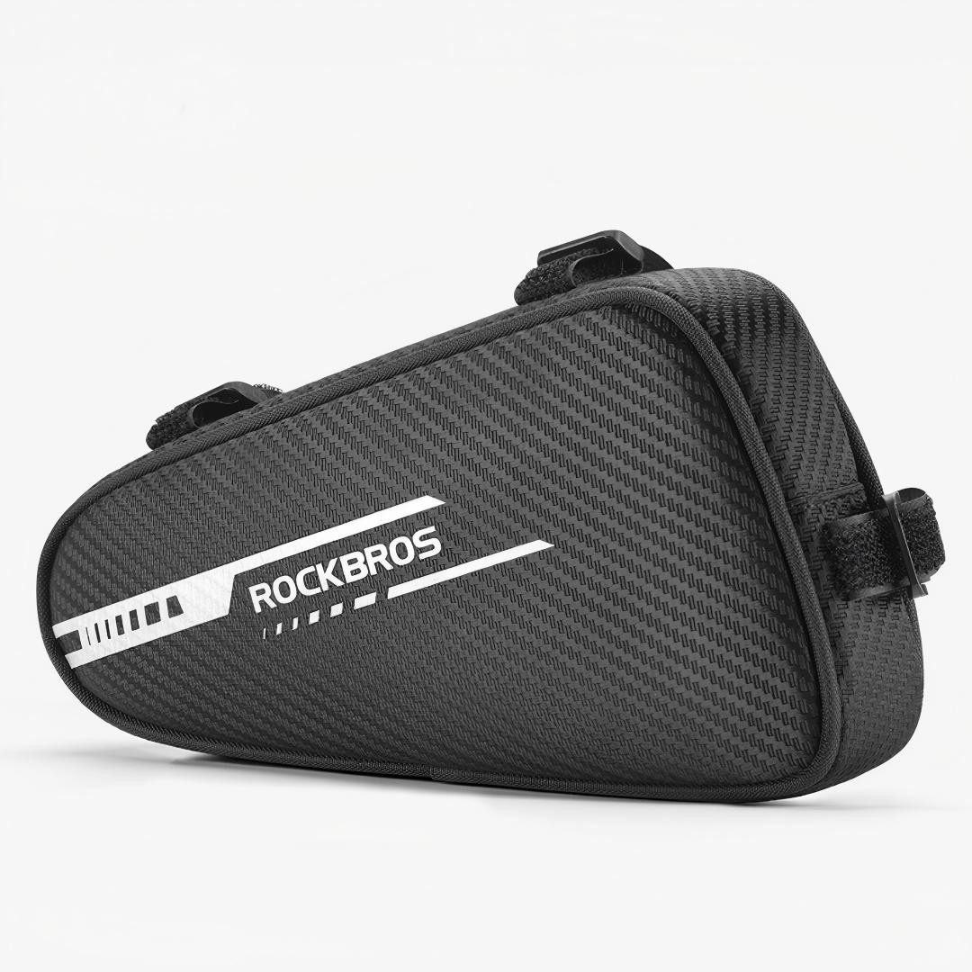 ROCKBROS Fahrradtasche 1.2L Fahrrad Dreieckstasche – Modische Aufbewahrung für MTB & Rennrad, High reflective strips design