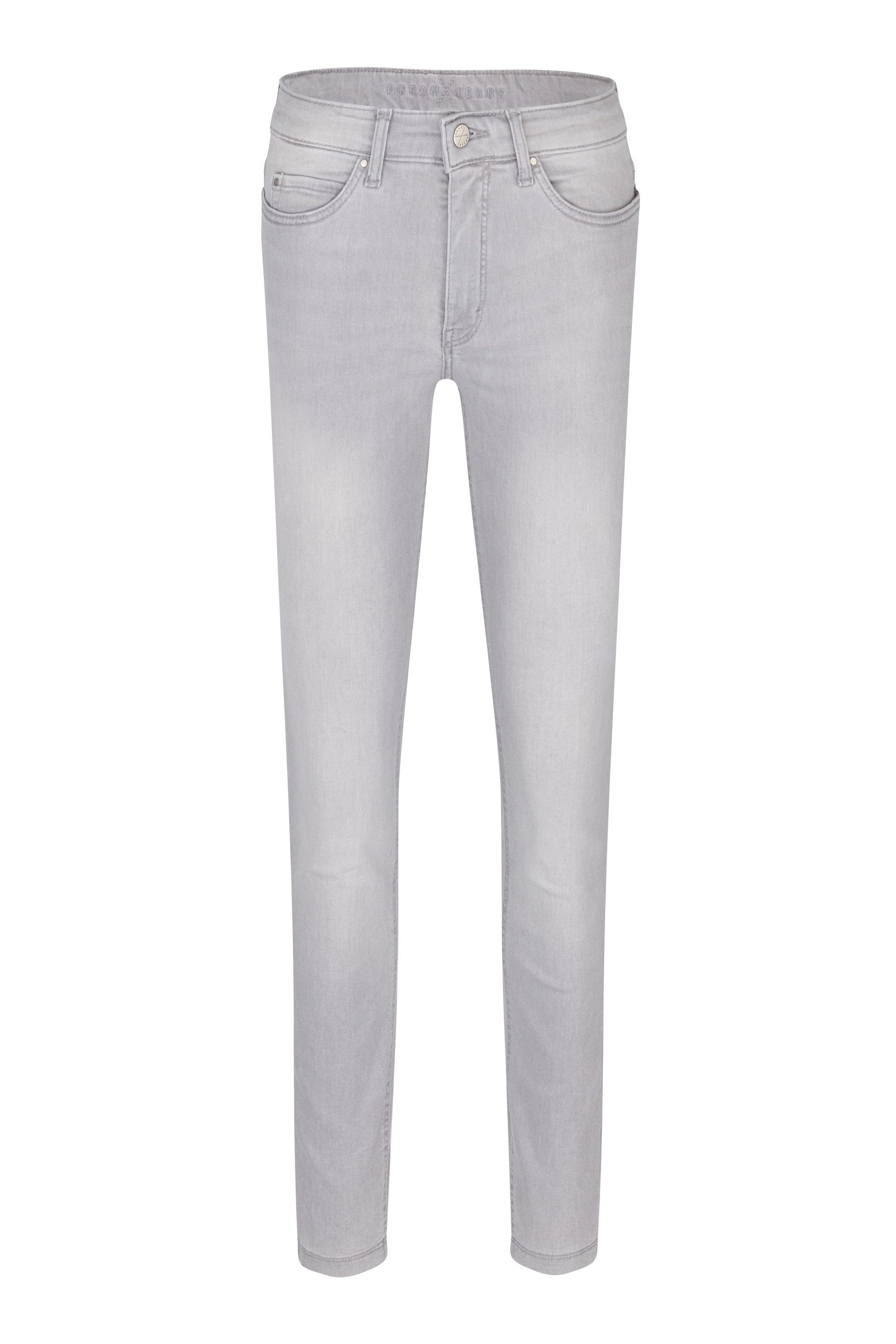Stretch-Jeans MAC DREAM SKINNY midgrey destroyed wash 5402-90-0355 D325