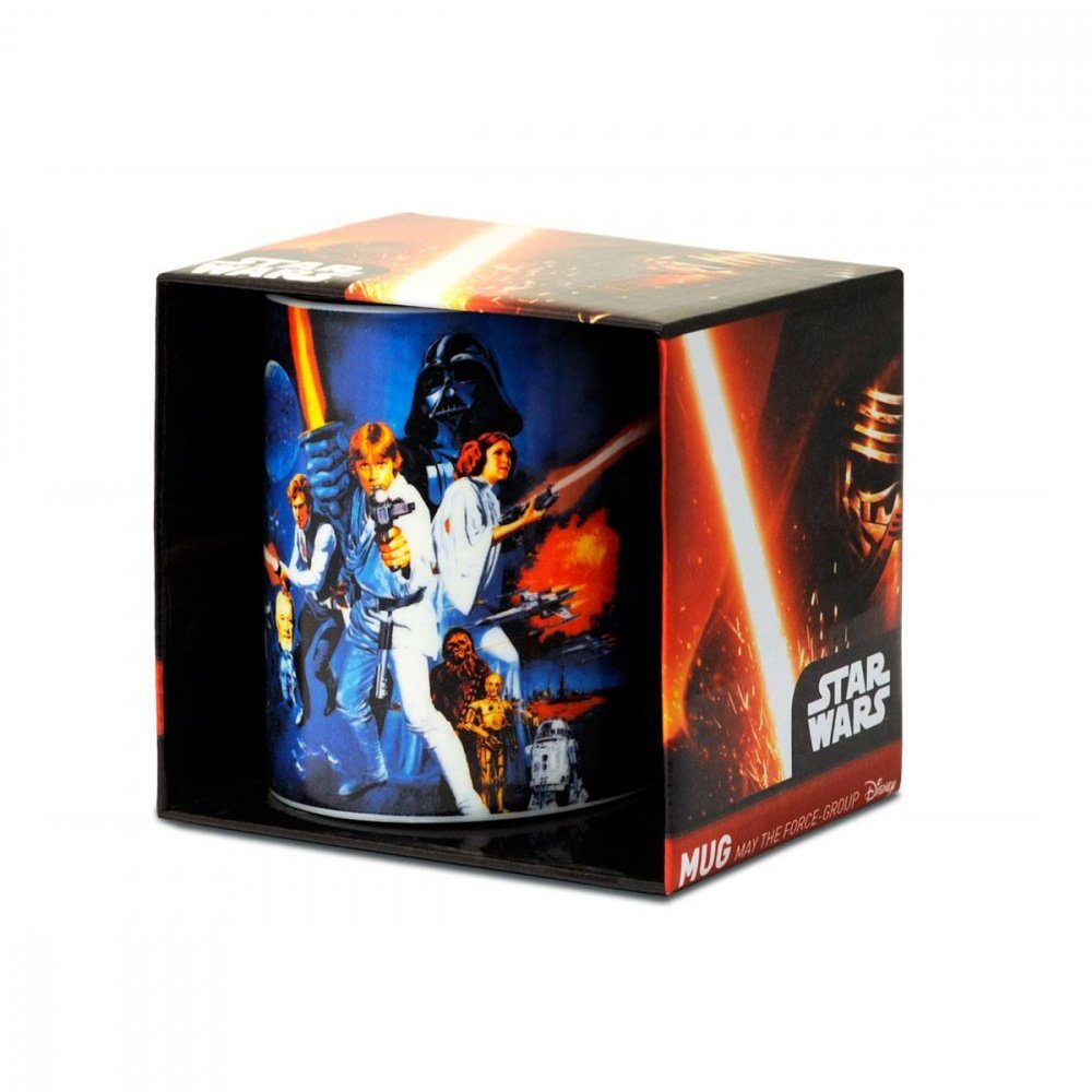 LOGOSHIRT Tasse Star Wars - Tasse May the Force - Gruppe
