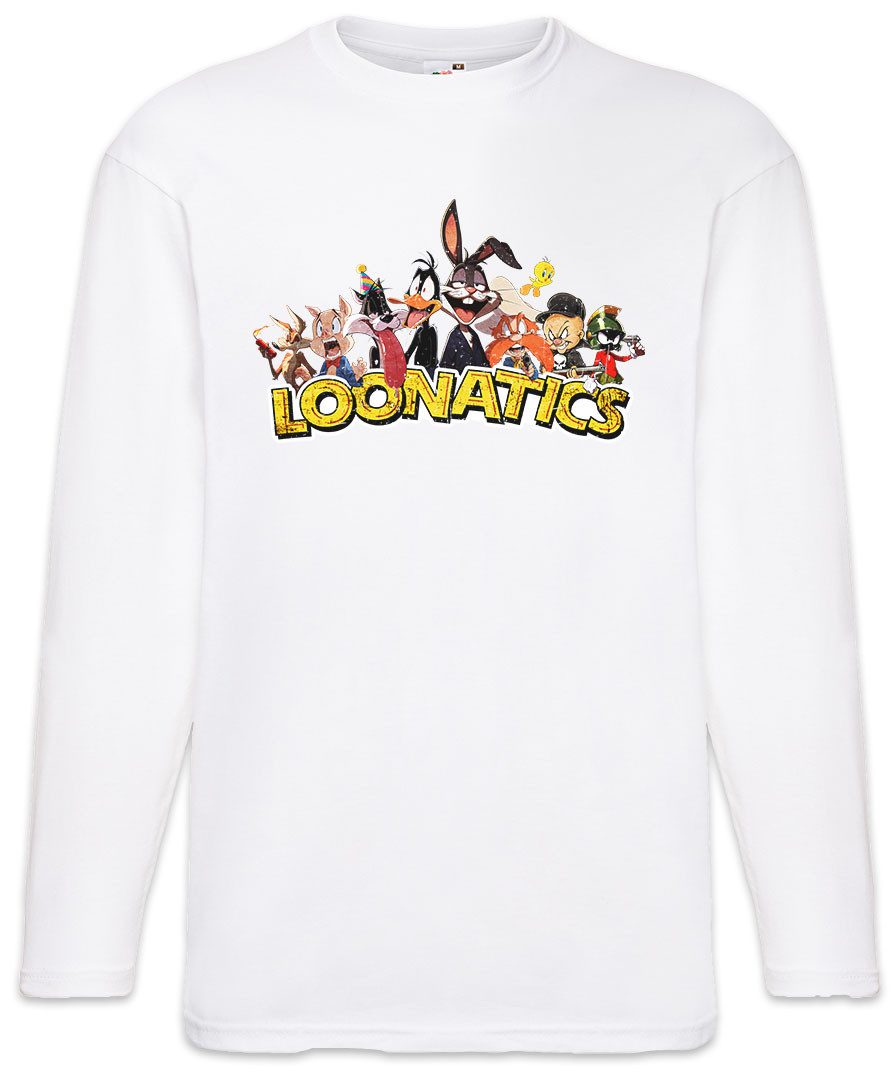 Langarmshirt Loonatics Langarm T-Shirt Logo Toon Cartoon Comic Bugs Bunny Pig