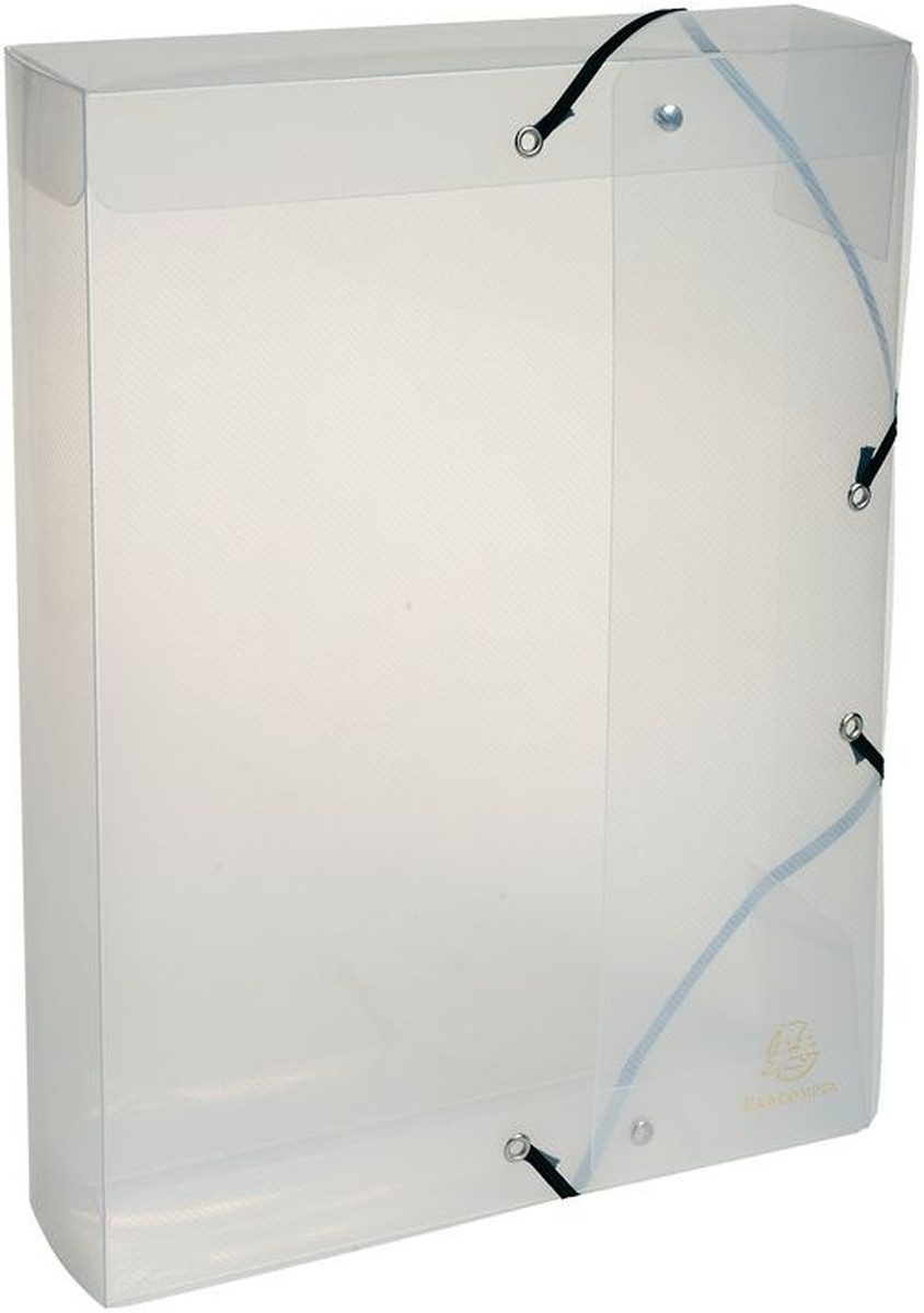 Fächermappe Sammelbox Crystal A4 60mm PP glasklar