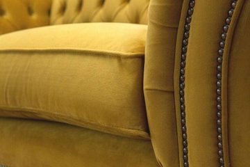 JVmoebel Chesterfield-Sofa, Chesterfield Sofa Klassisch 2 Sitzer Wohnzimmer Sofas Couch Textil