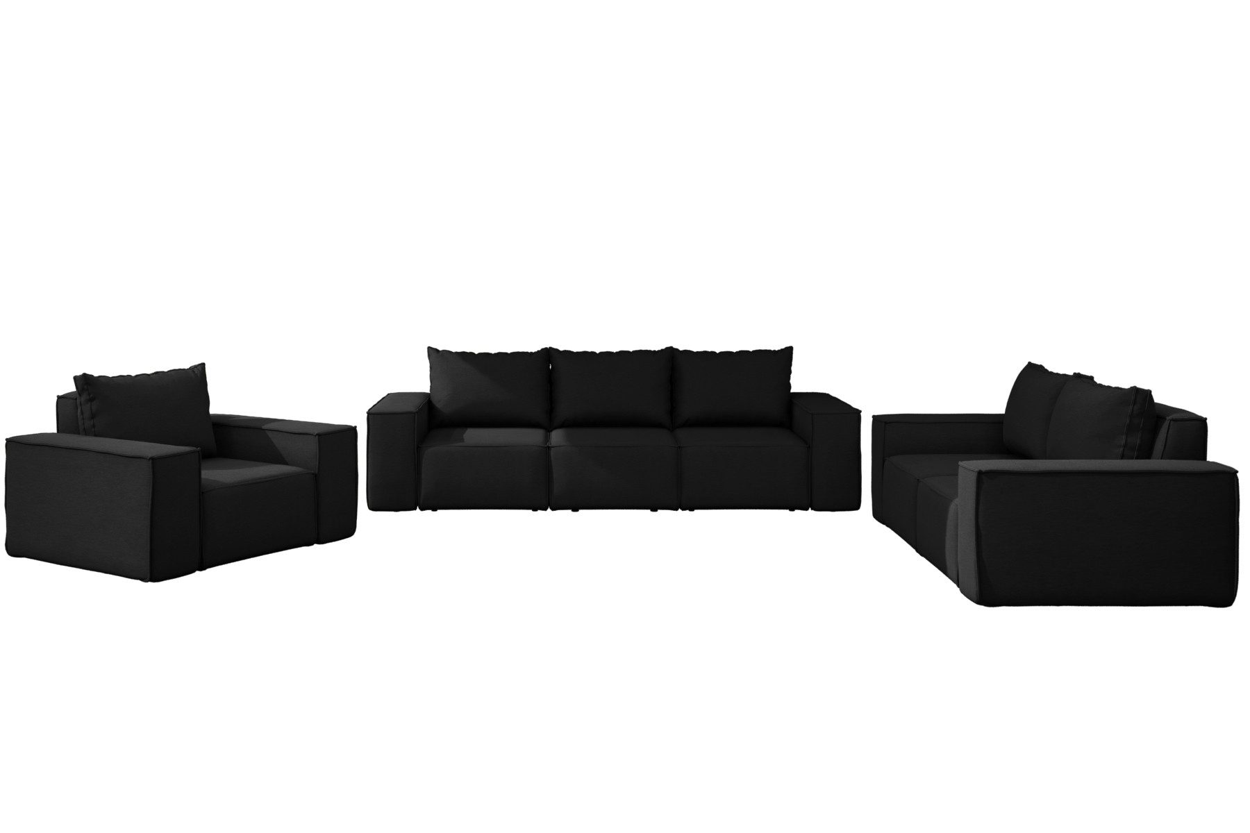 Fun Möbel Gartenlounge-Set Gartenmöbel-Set GARDENT 3er-2er-1er, günstig online kaufen