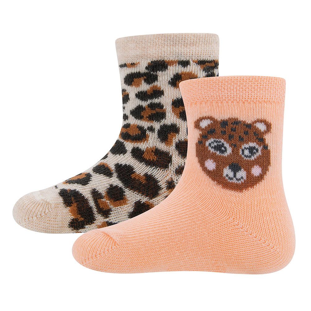 Ewers Socken Socken 2er Pack Leopard (2-Paar)