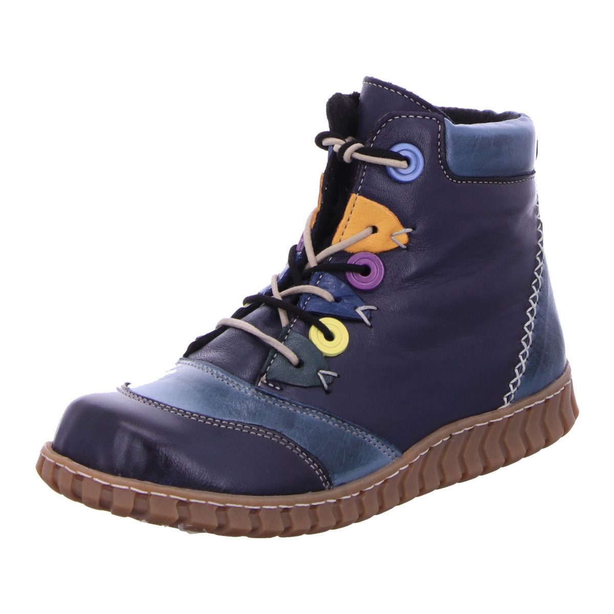 Stiefeletten für Damen in blau Stiefelette